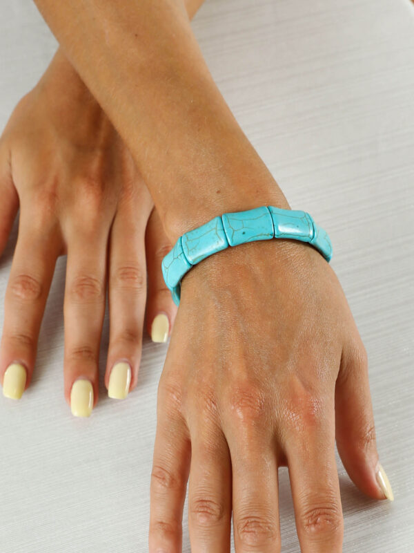 Turkuaz İnce Bileklik