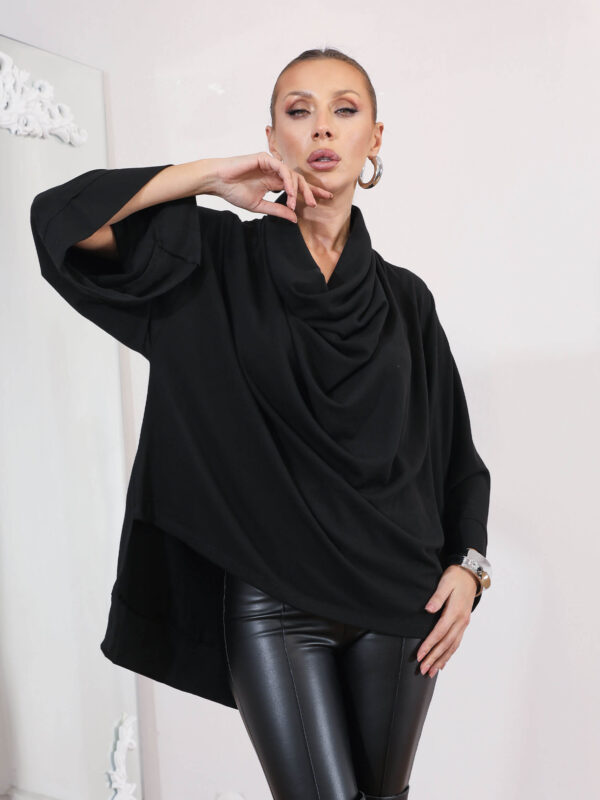 Siyah Dinaro Bluz