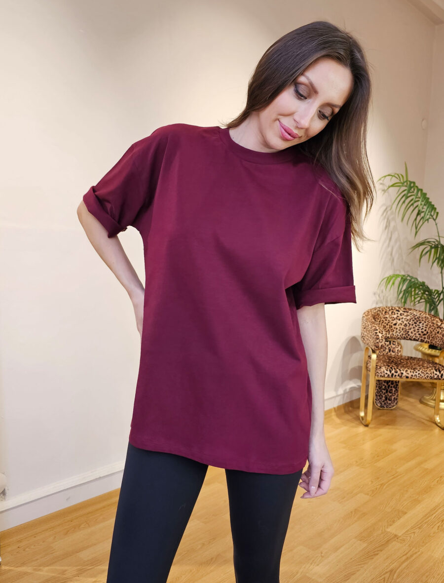 Bordo Massi Tshirt - Görsel 3