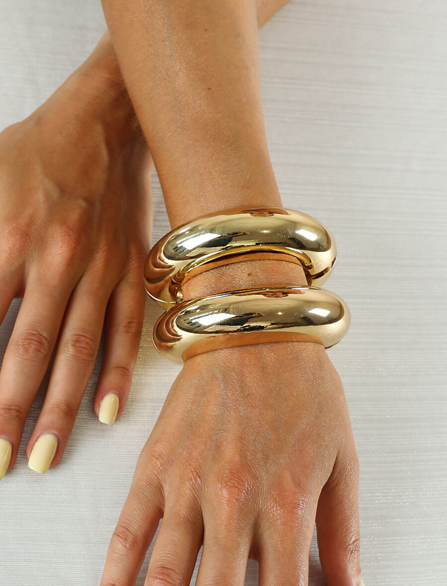 Gold Oval Bileklik