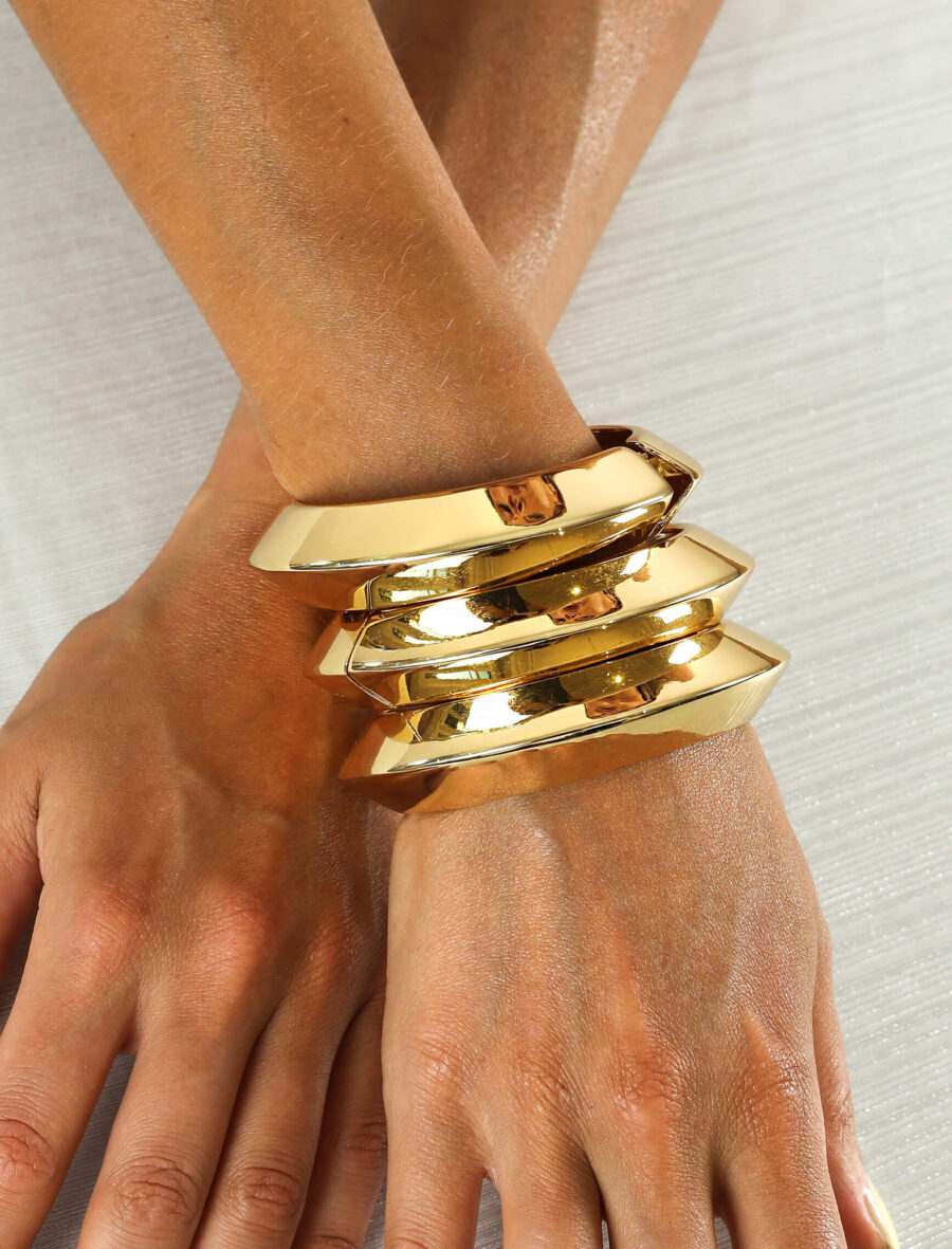 Gold Elips Bileklik