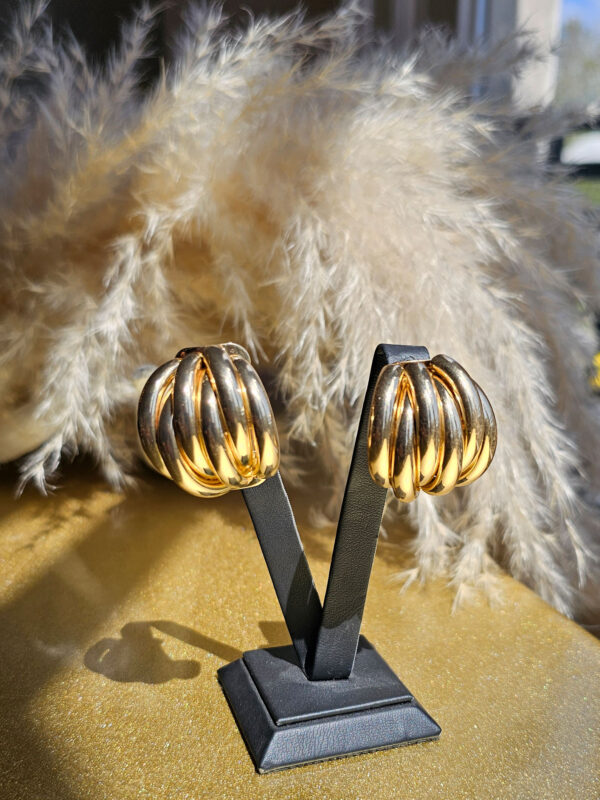Gold Sheen Küpe