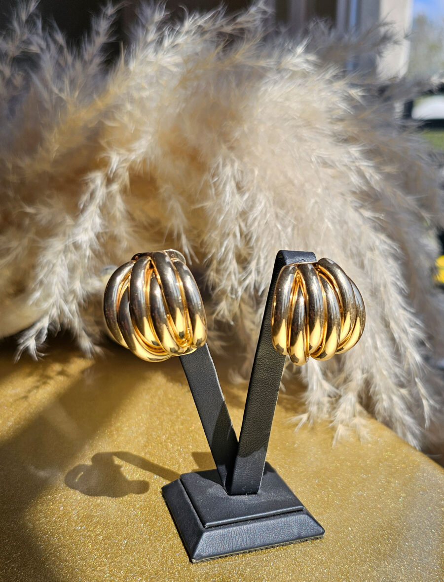 Gold Sheen Küpe