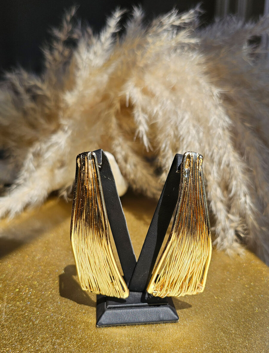 Gold Trio Küpe