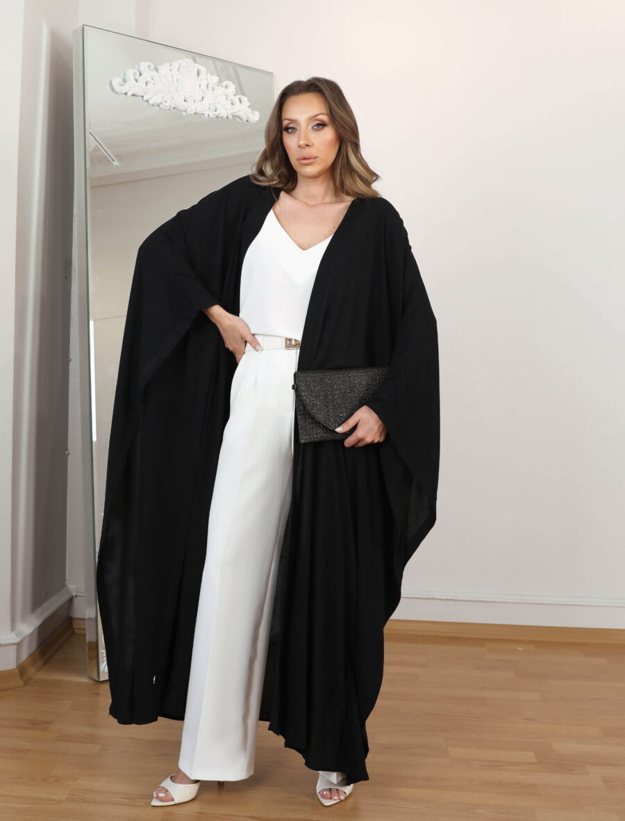 Siyah Nazar Boncuğu Kimono - Görsel 2