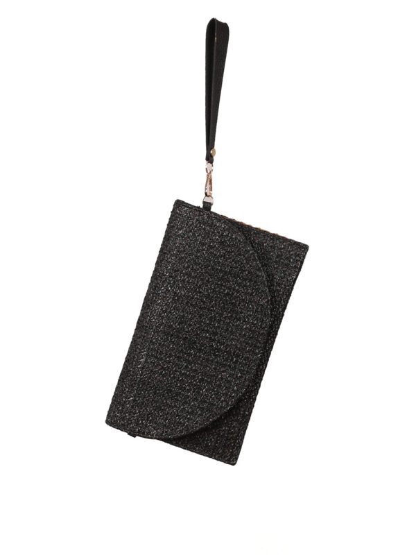 Siyah Hasır Clutch