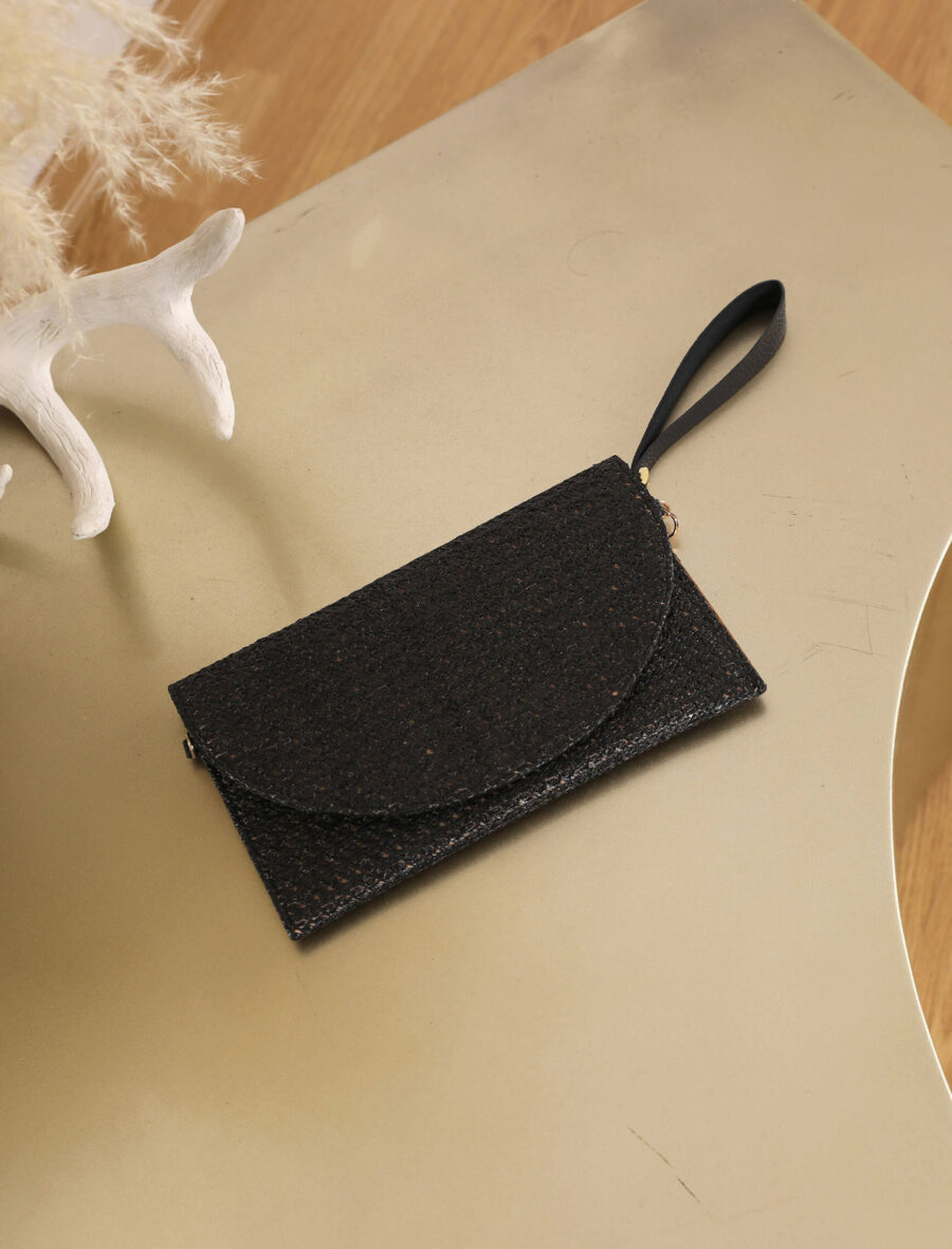 Siyah Hasır Clutch