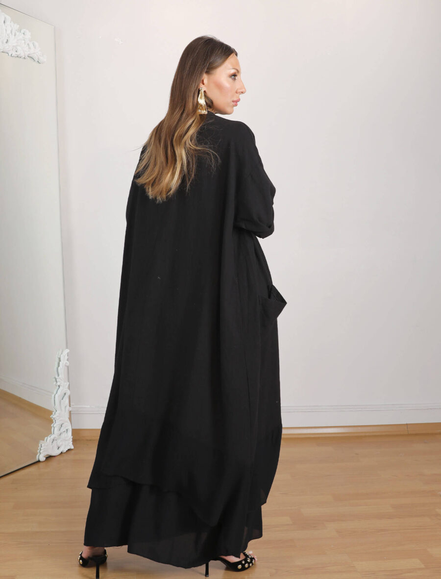 Siyah Bohem Tunik - Görsel 3
