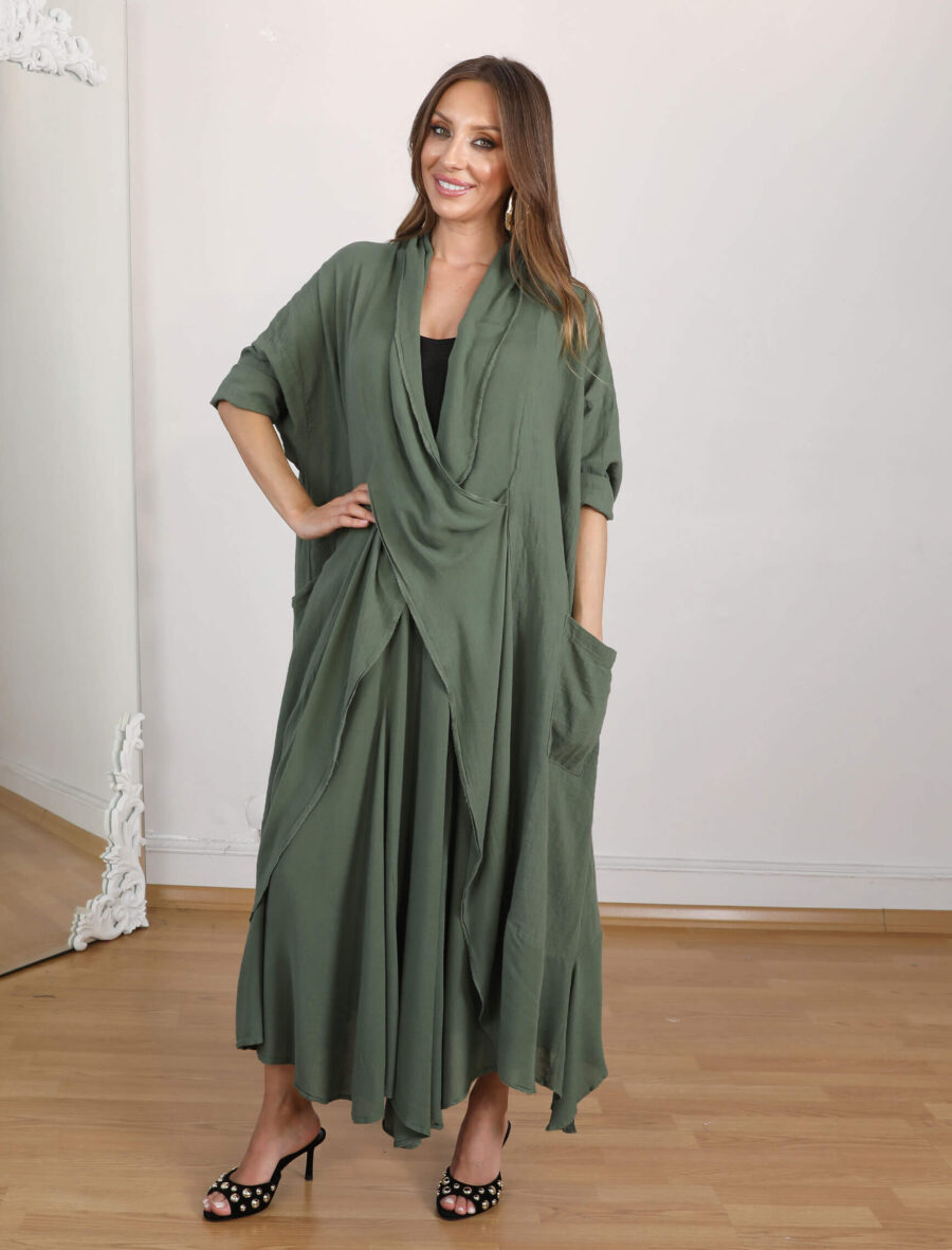Haki Bohem Tunik - Görsel 3