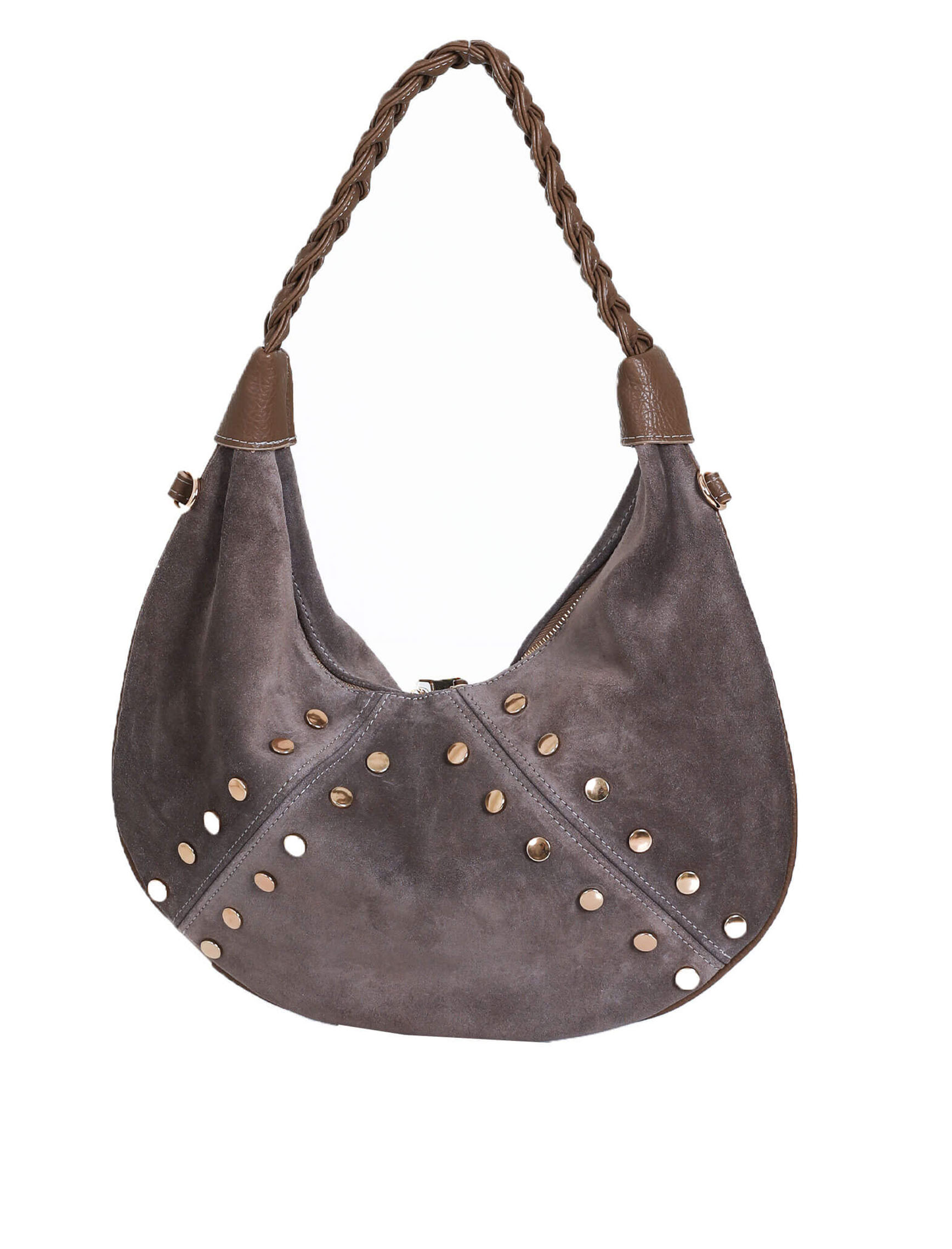 Vizon Süet Gold Trok Ay Çanta