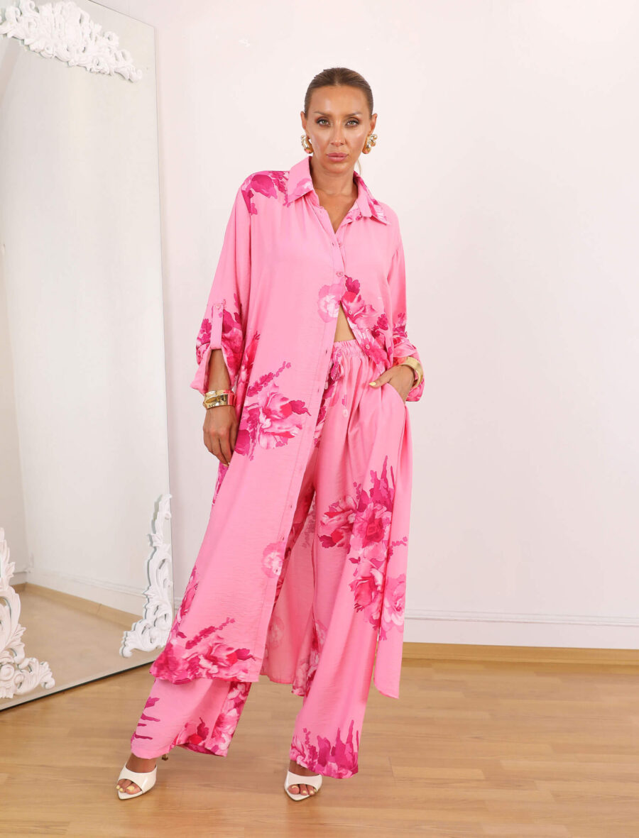 Pembe Warda Tunik Takım - Görsel 2