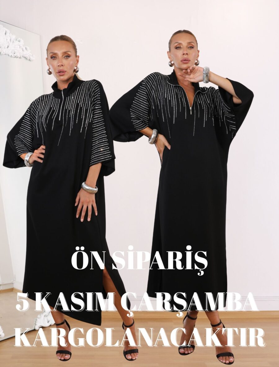 Siyah Brillant Elbise