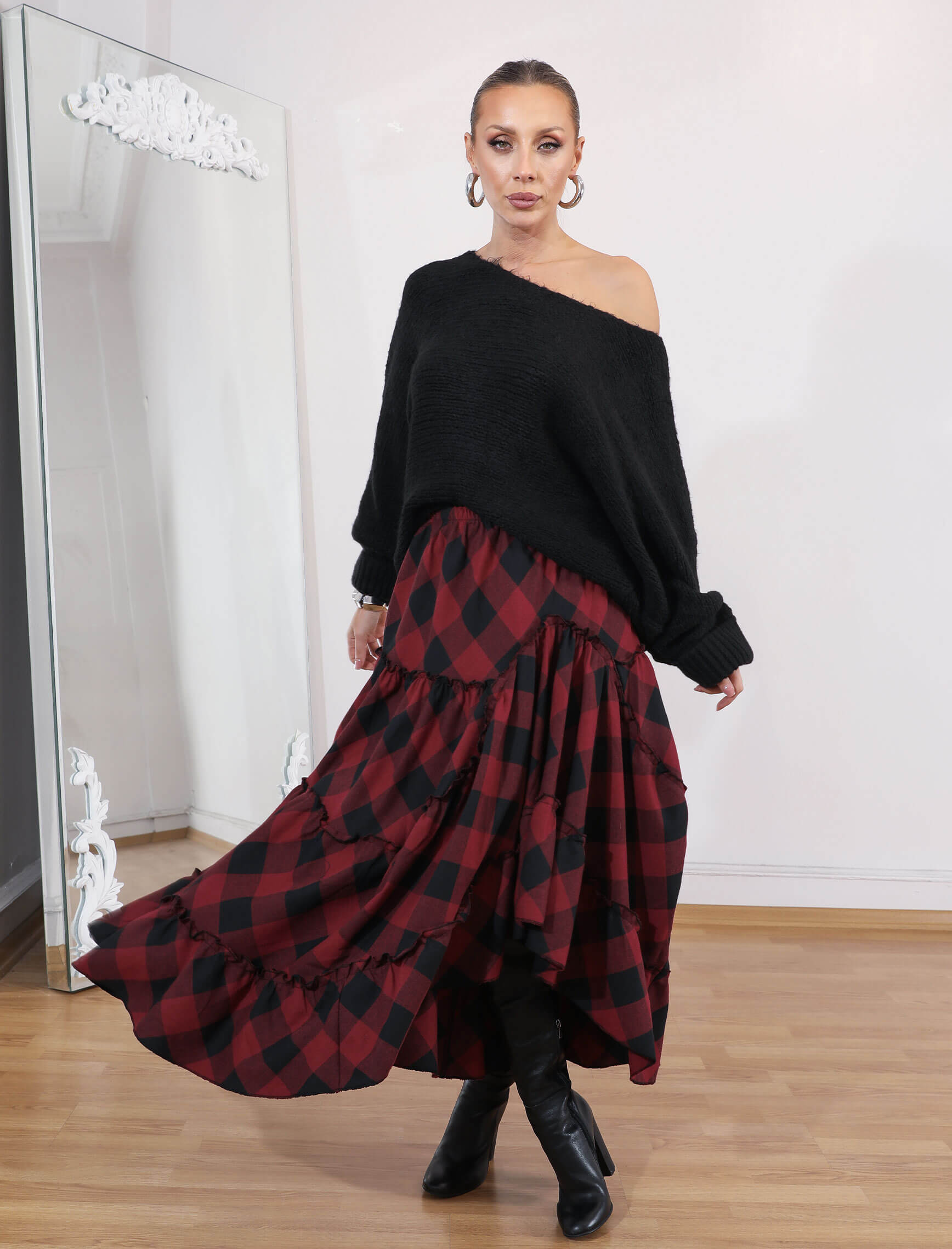 Gia Bordo İspanyol Etek - Görsel 4