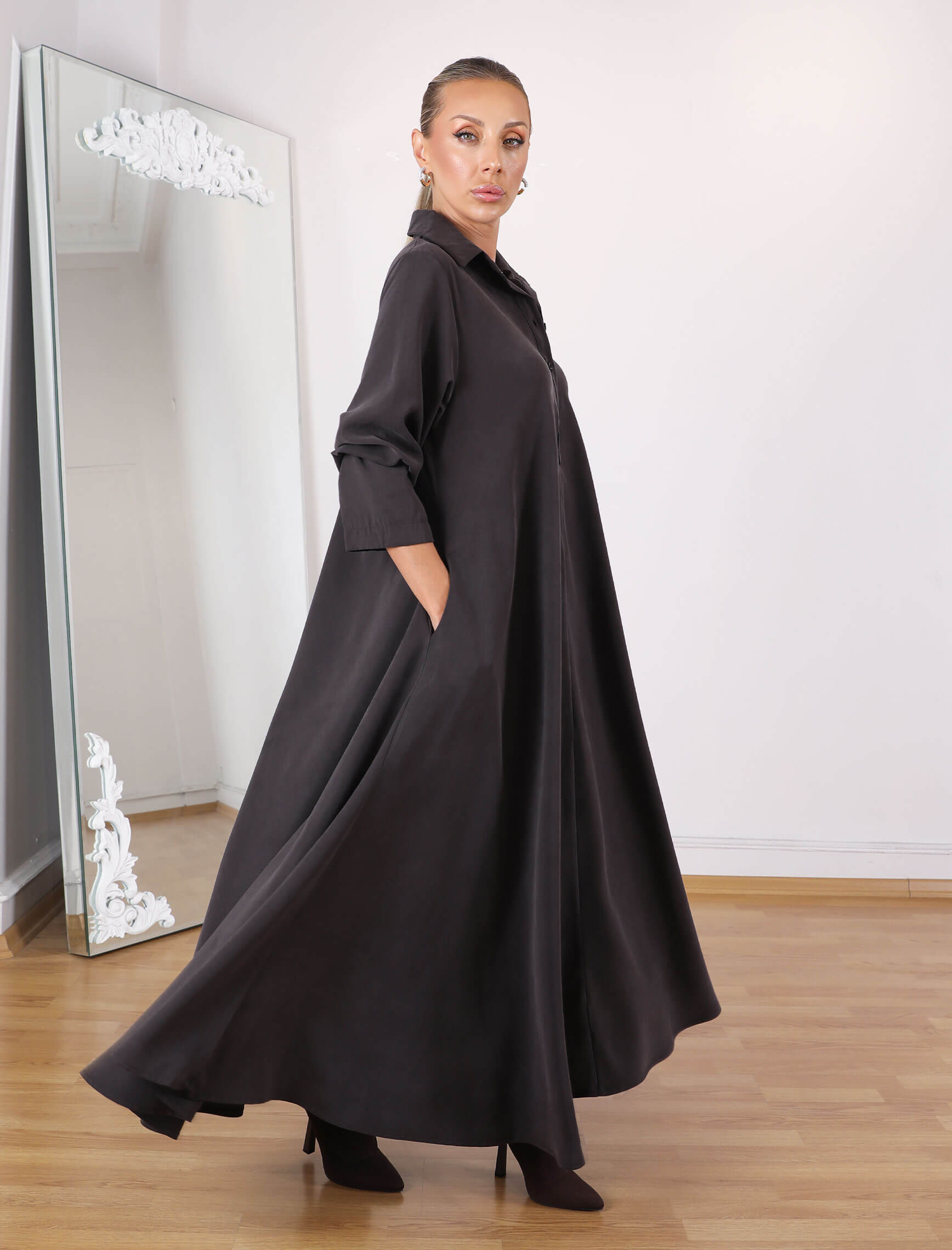 Kahve Gremo Elbise - Görsel 2