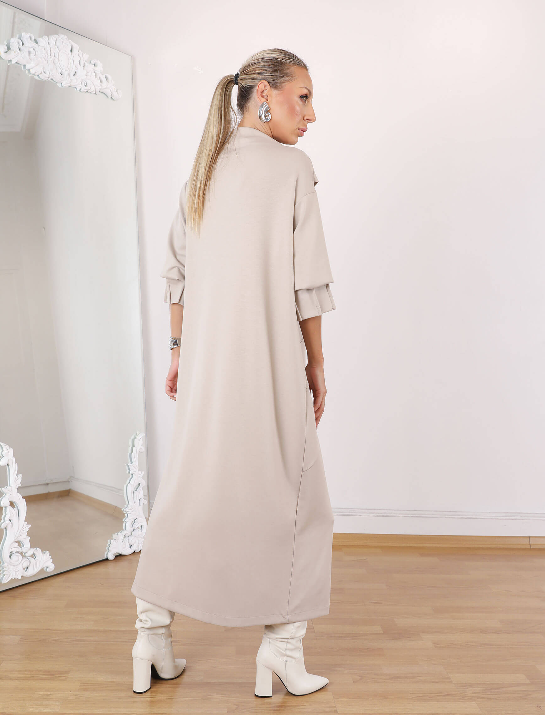 Taş Bellisi Tasarım Elbise-Tunik - Görsel 4