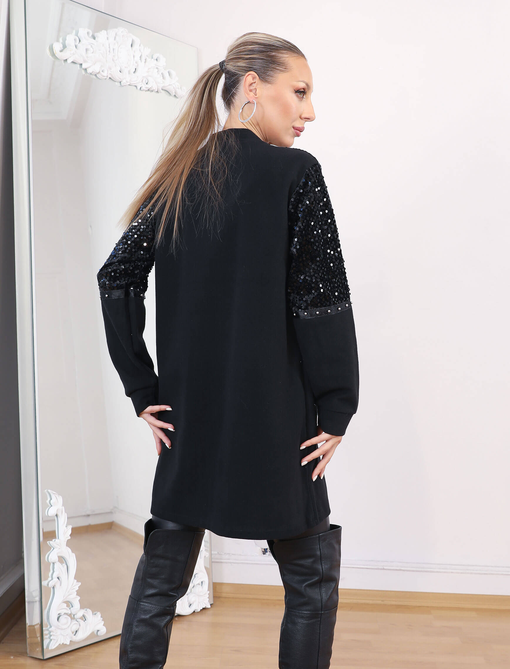 Magic Payet Trok Sweat Hırka - Görsel 4