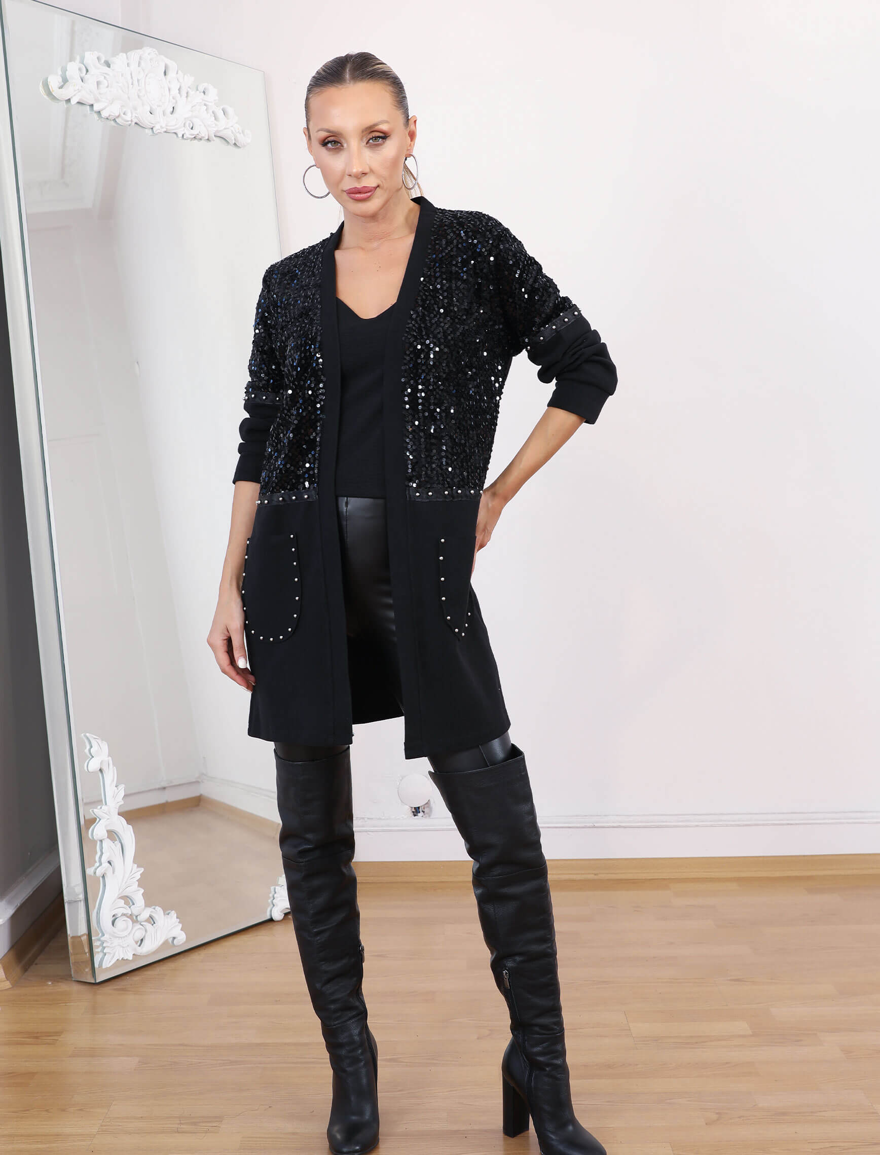 Magic Payet Trok Sweat Hırka - Görsel 2