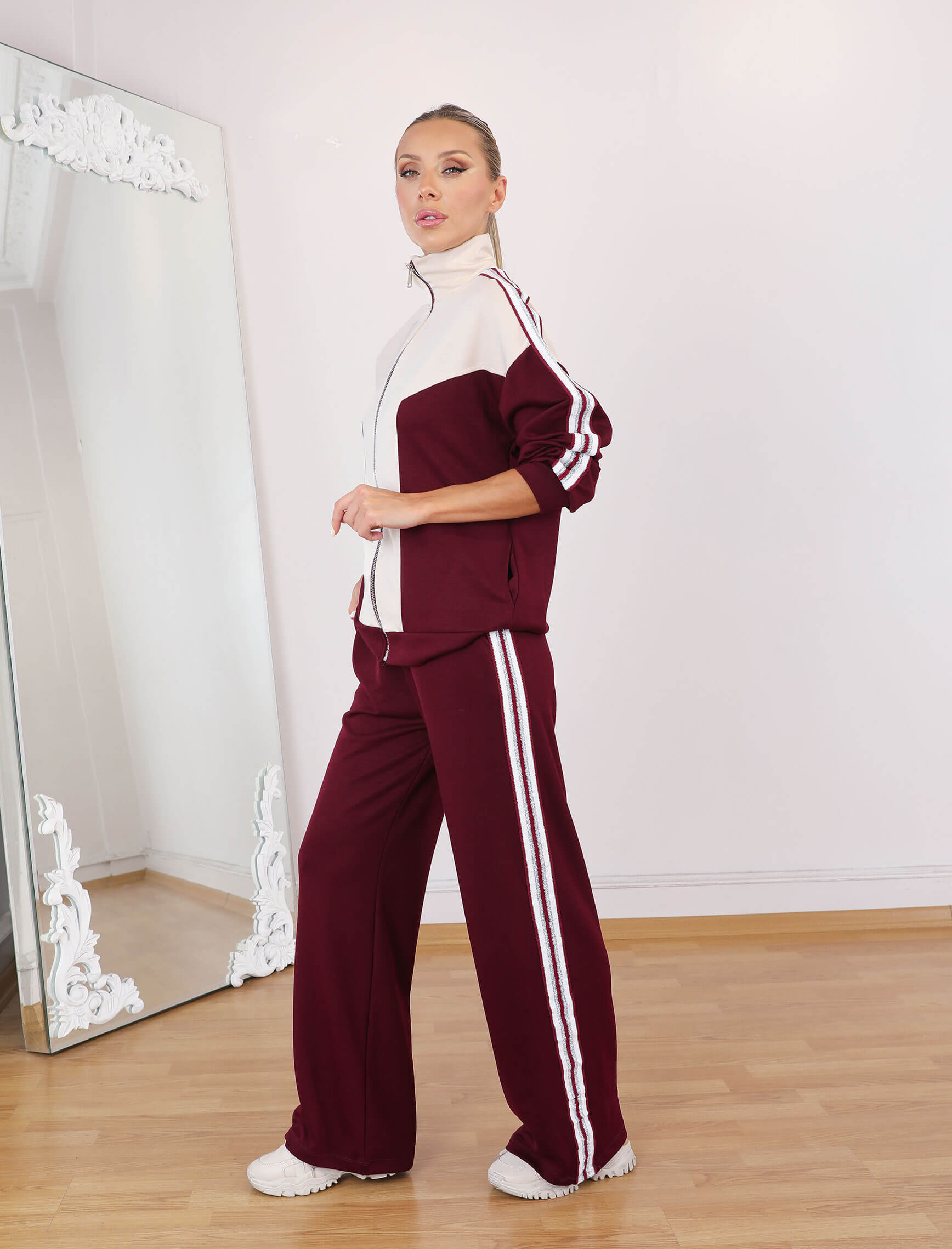 Bordo Sim Ribana Şerit Takım - Görsel 4