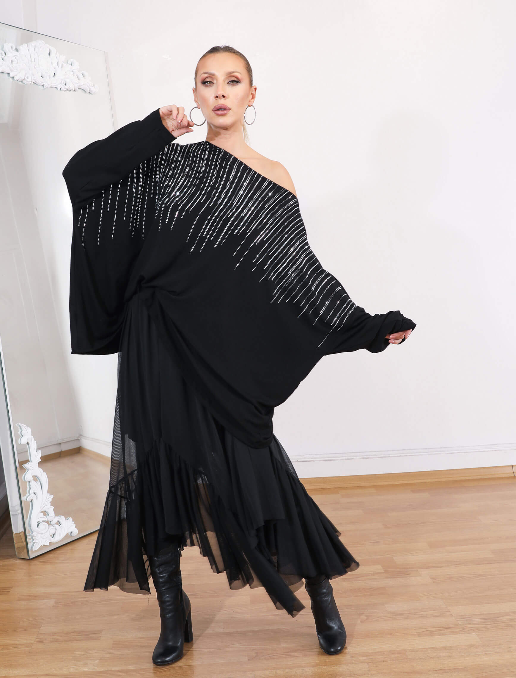 Brillant Taşlı Bluz - Görsel 6