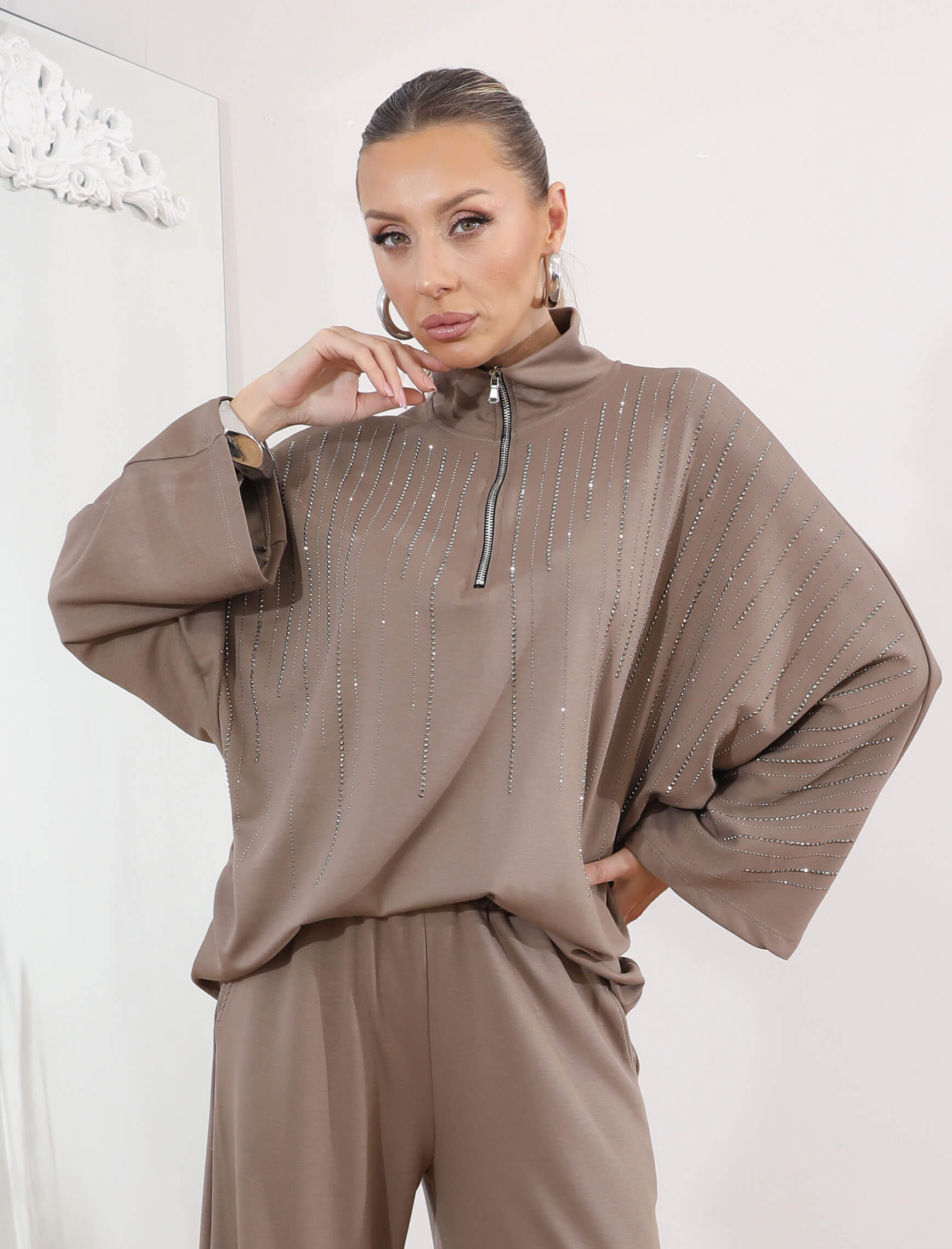 Vizon Taşlı Glamore Takım - Görsel 4