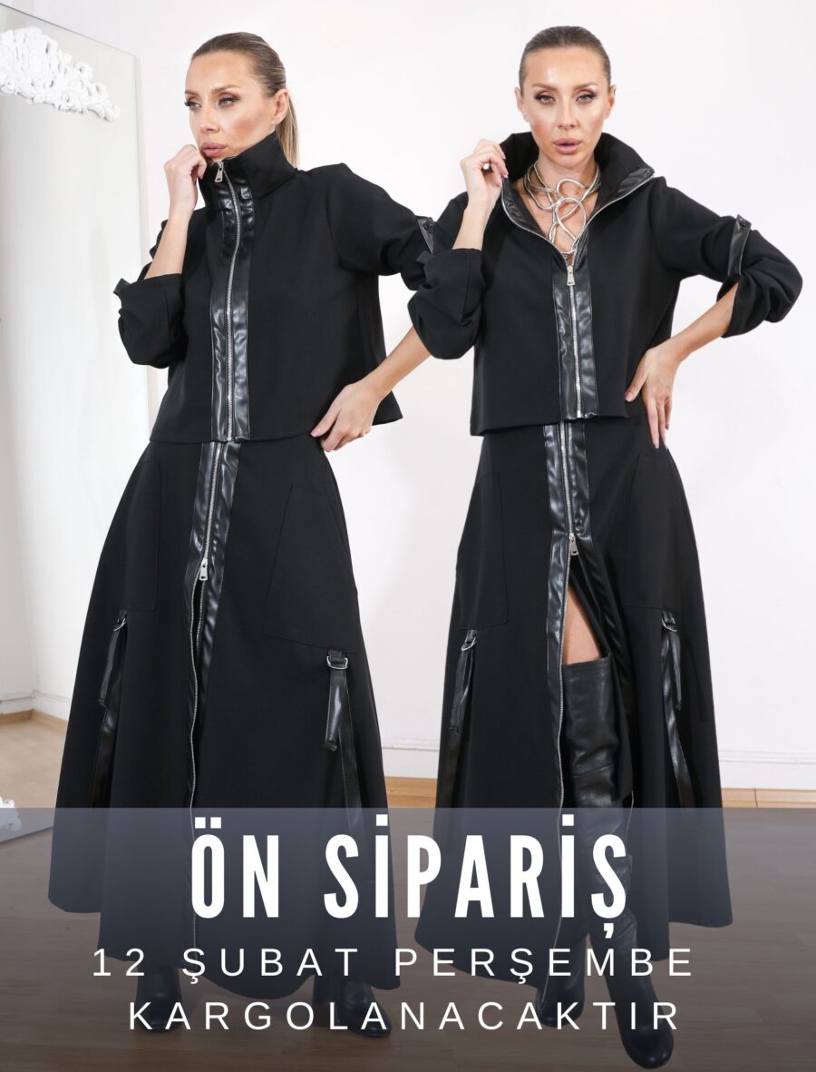 Siyah Etekli Nua Takım