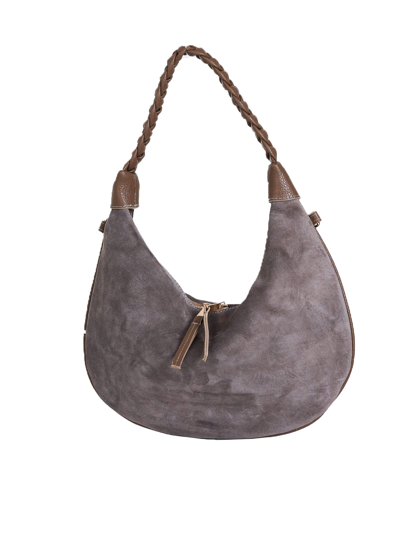 Vizon Süet Gold Trok Ay Çanta - Görsel 2