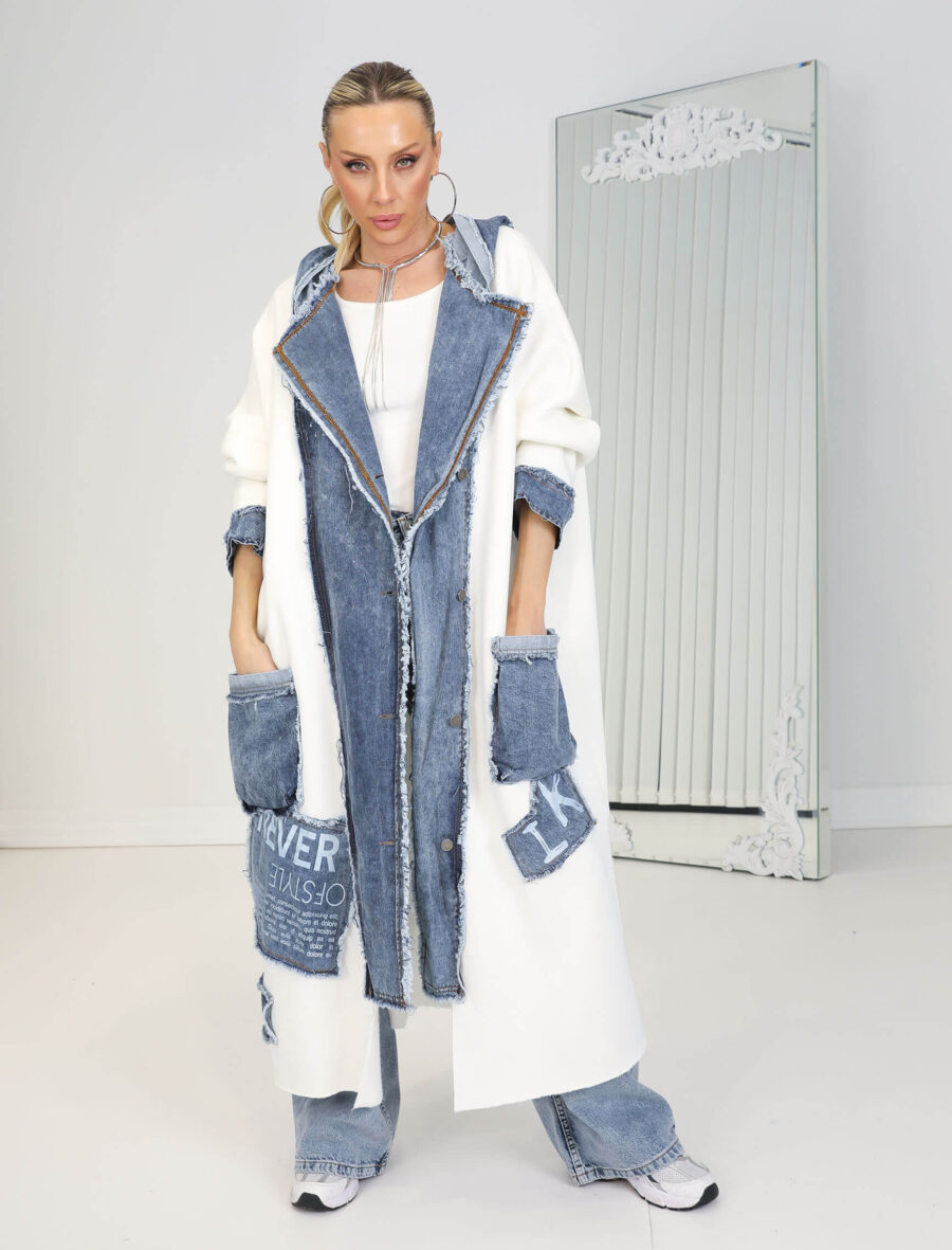 Ekru Mavi Never Spor Kap