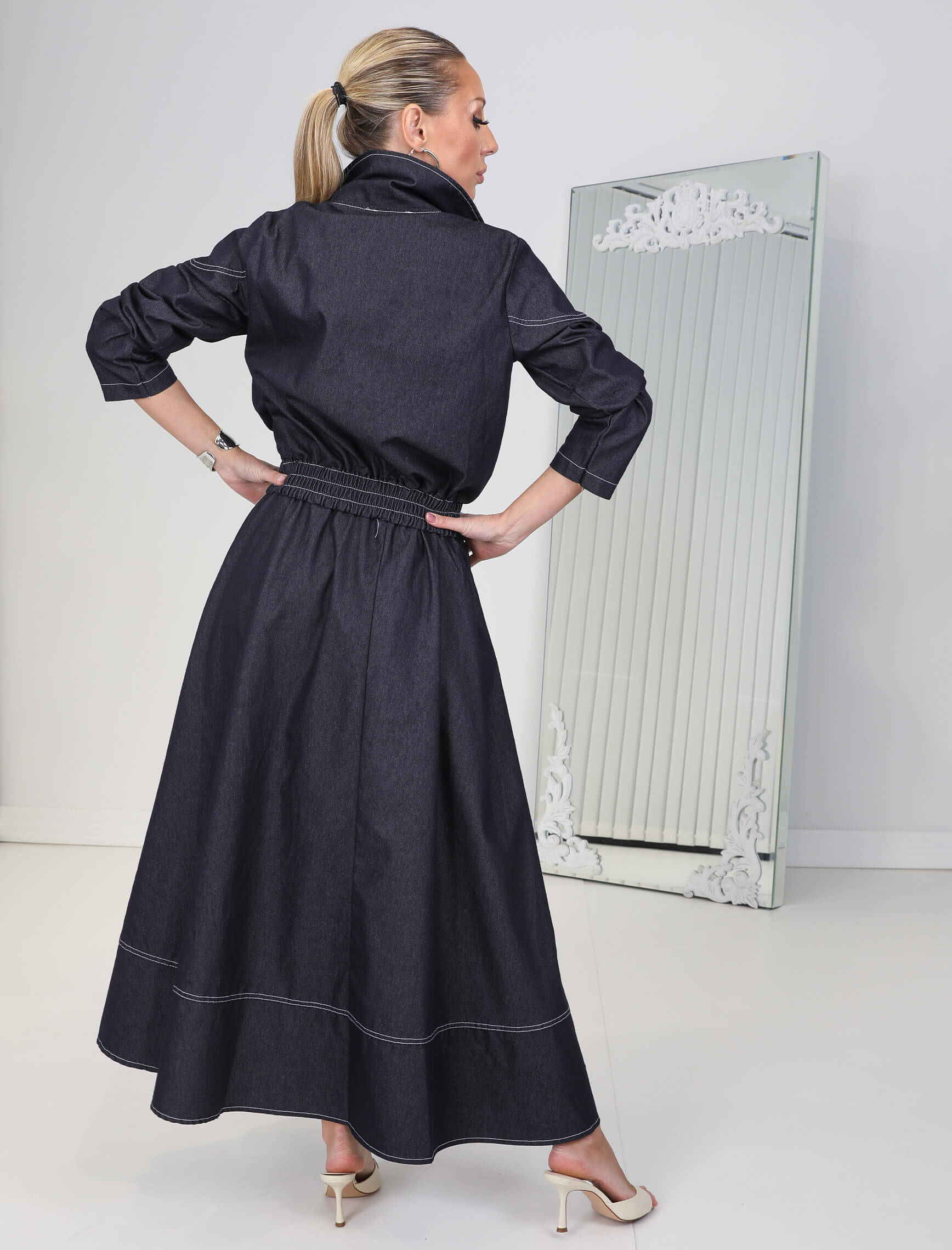 Laci Jean Etek Ceket Mia Takım - Görsel 5