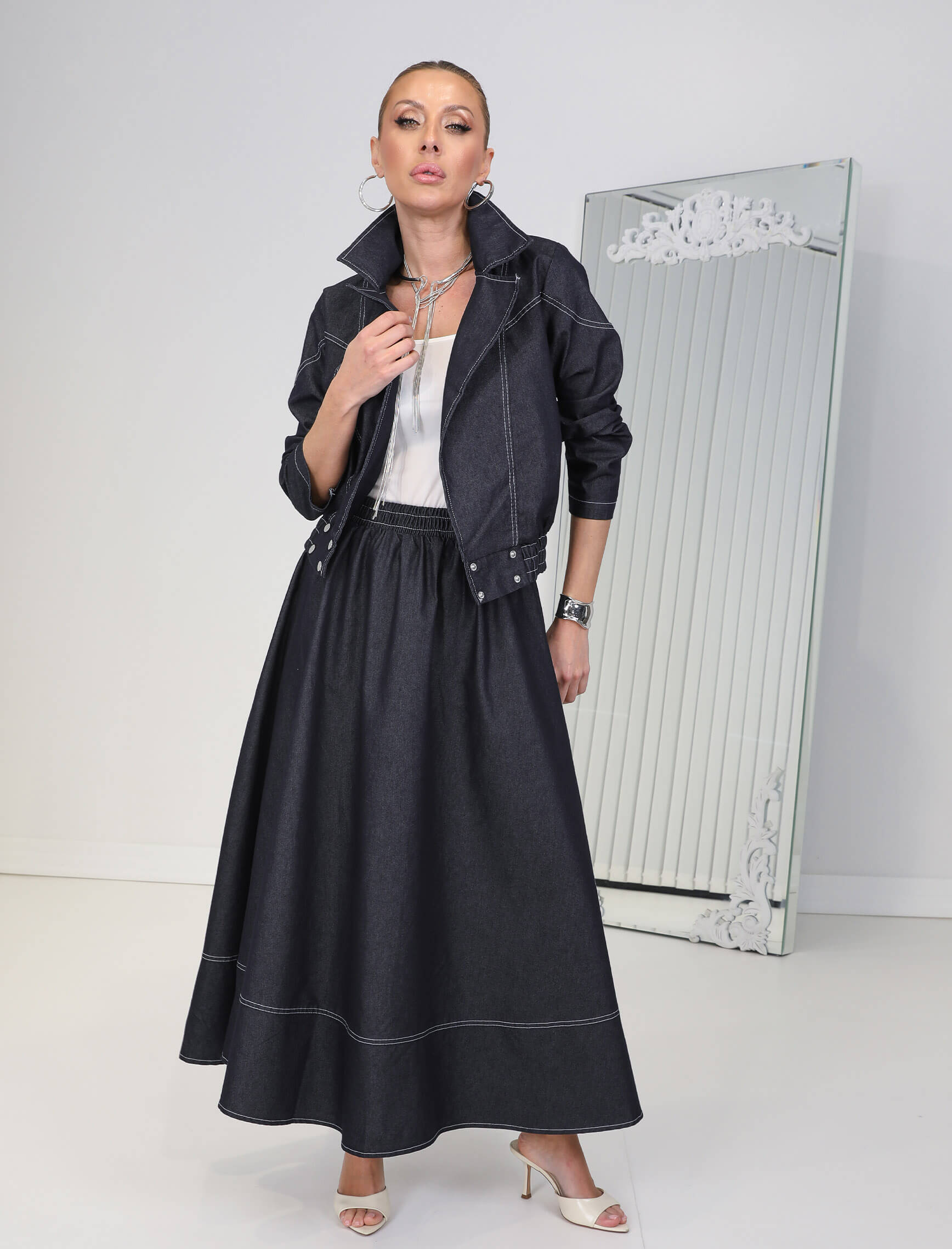 Laci Jean Etek Ceket Mia Takım