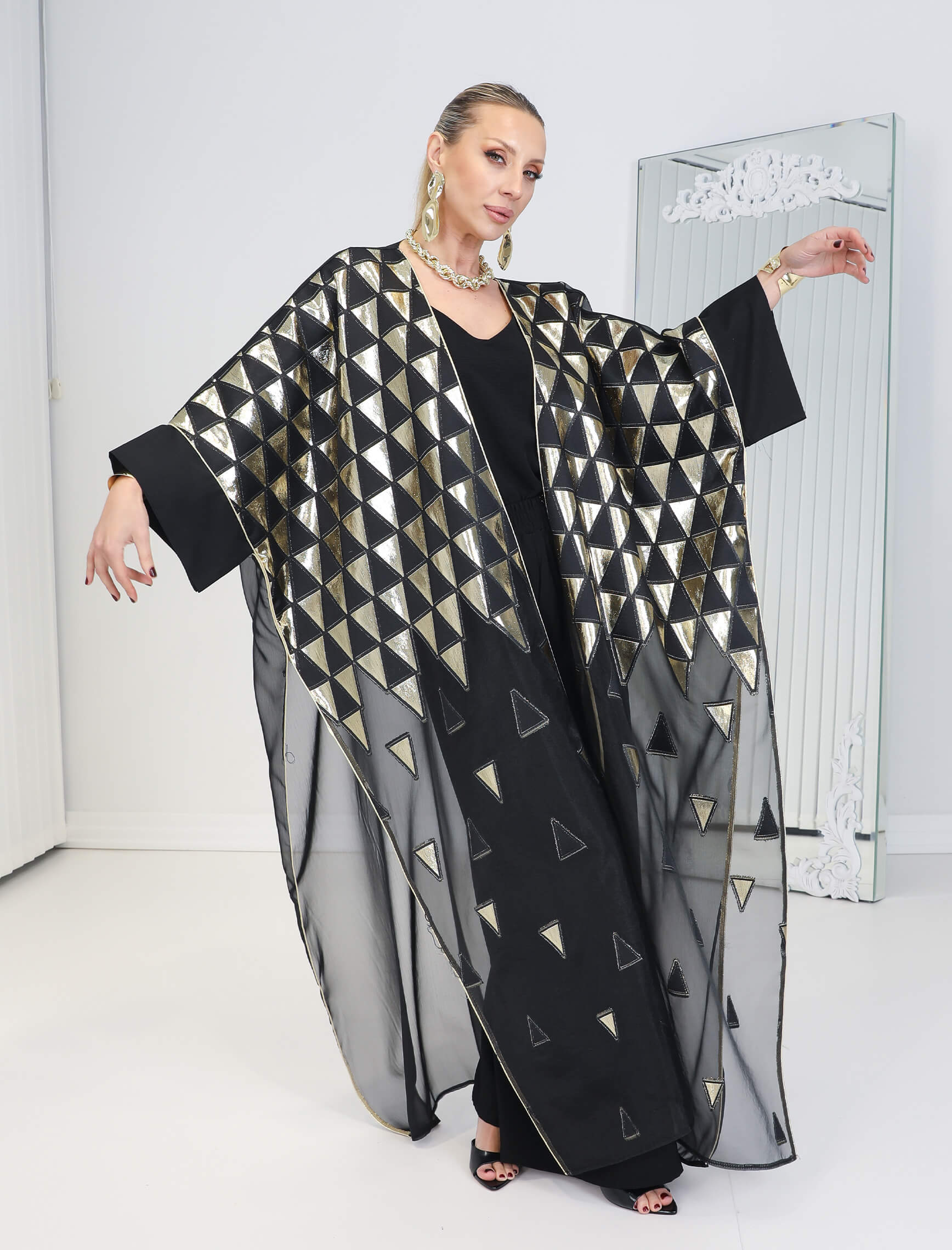 Siyah Gold Jada Kap - Görsel 3