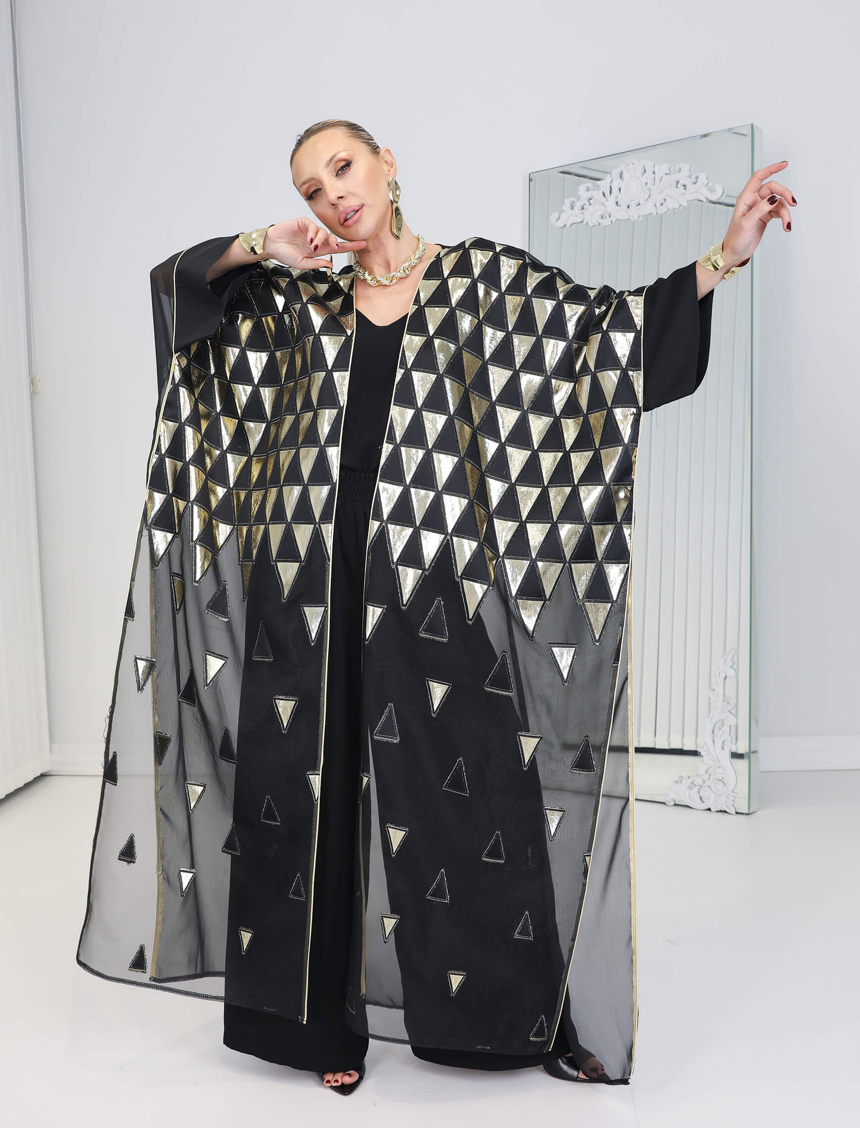 Siyah Gold Jada Kap - Görsel 2