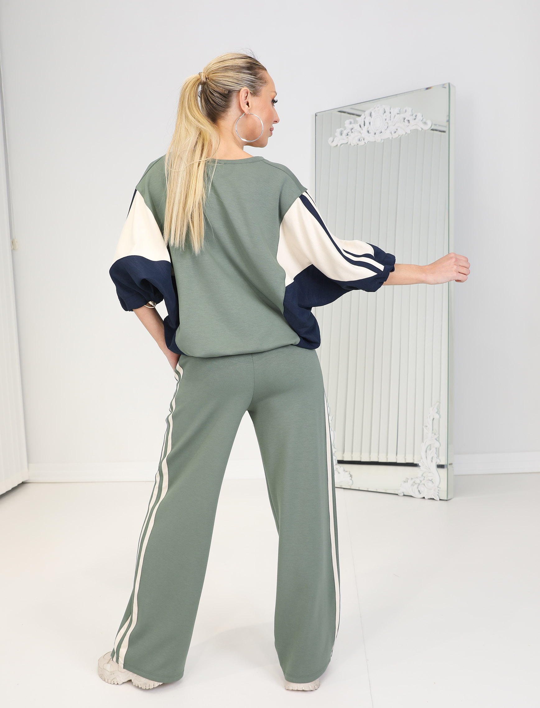 Haki V Yaka Parasidas Takım - Görsel 3