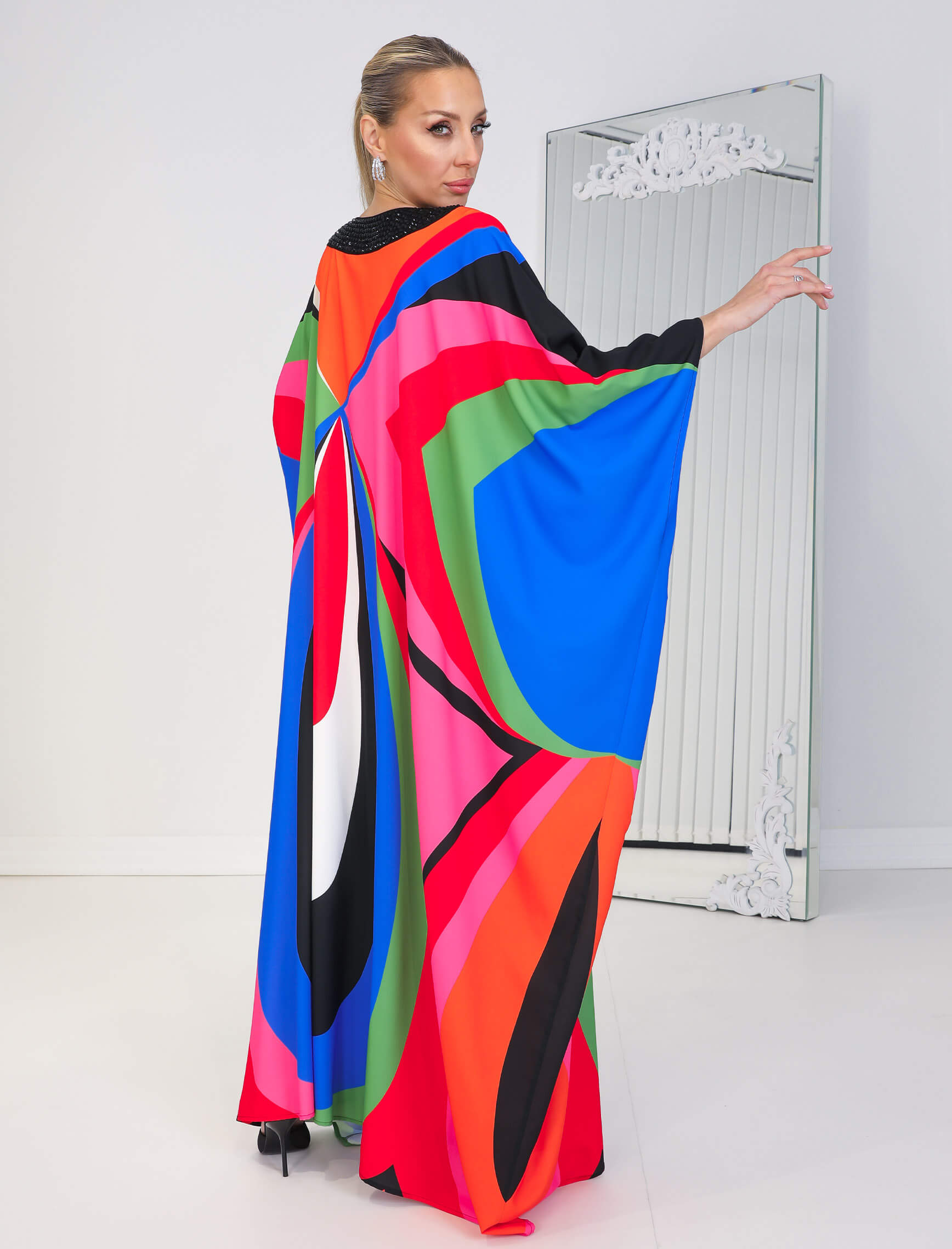 Renkli Matilda Prime Elbise - Görsel 3