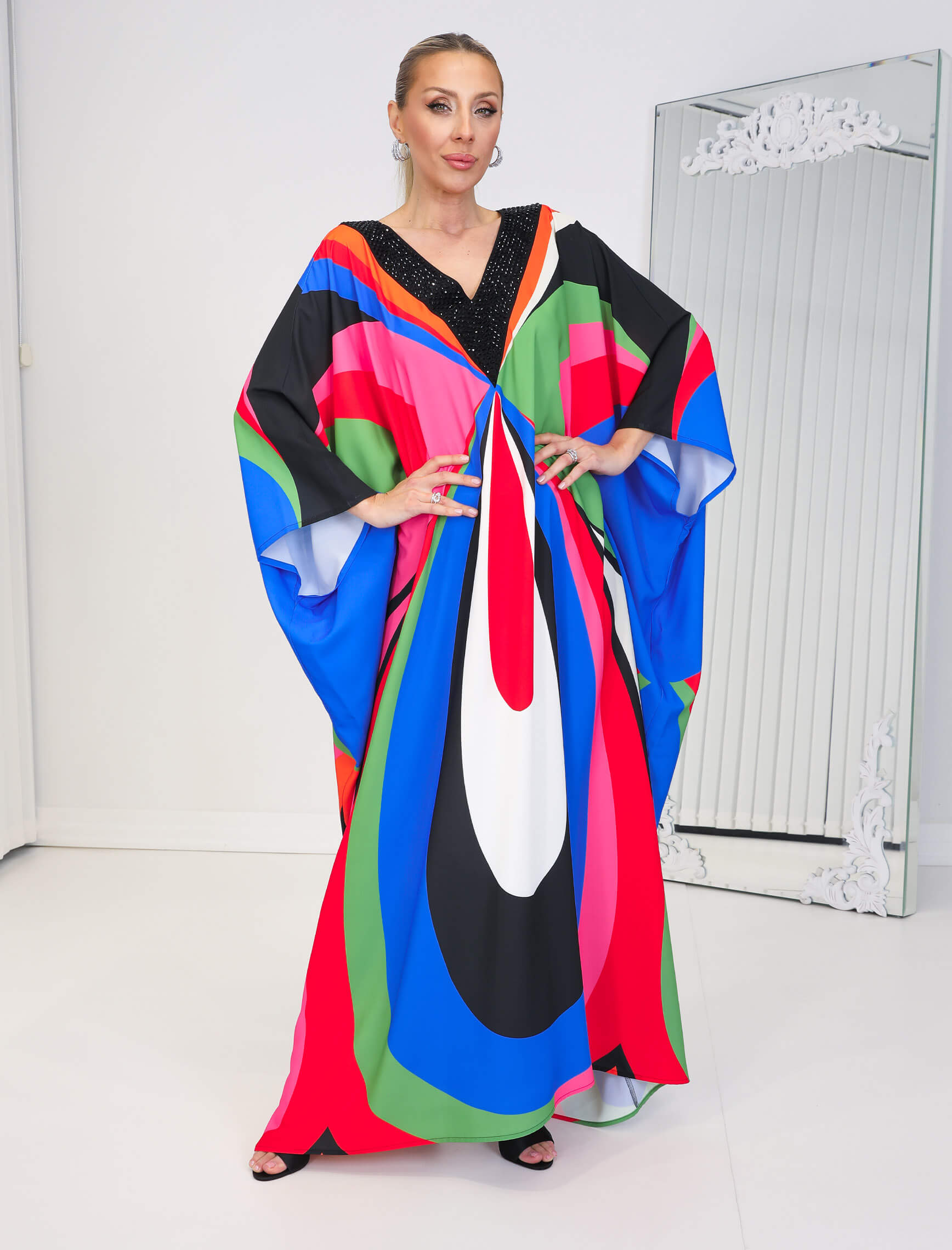 Renkli Matilda Prime Elbise - Görsel 4