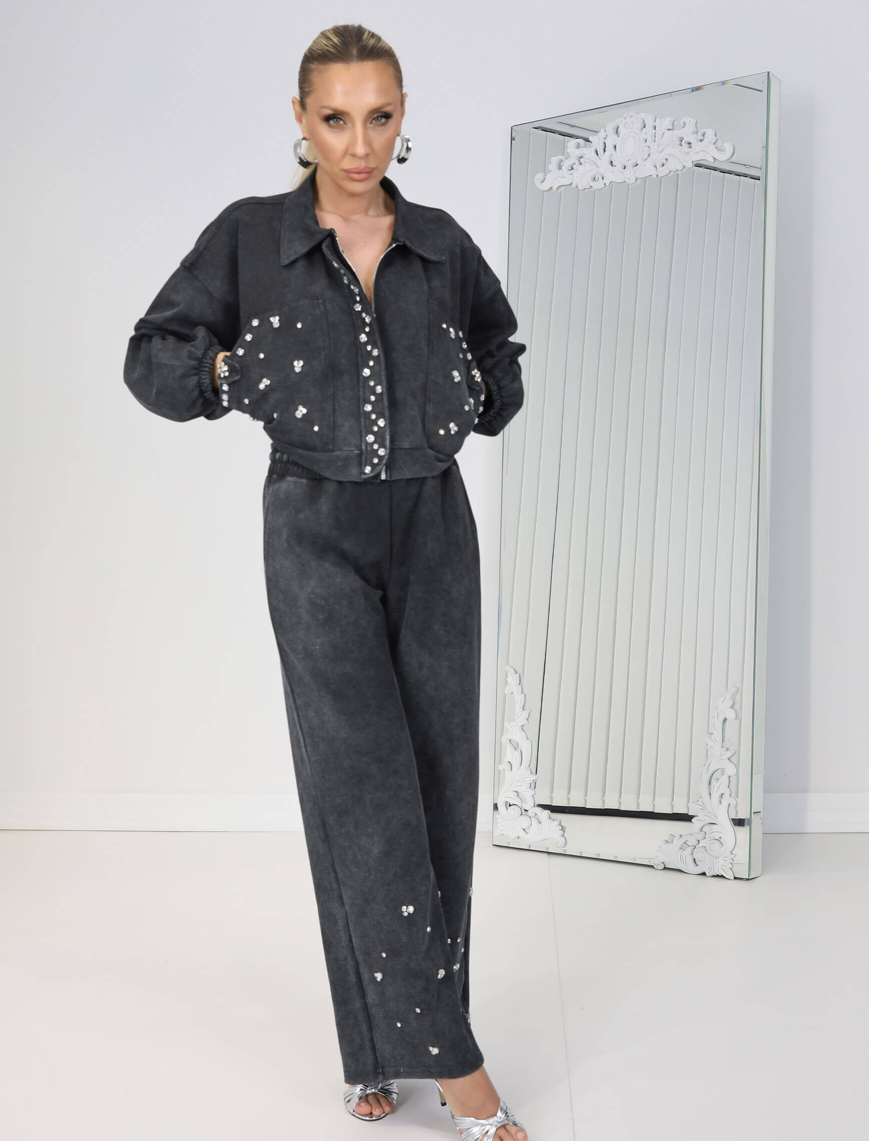 Yıkama Taşlı Daria Takım - Görsel 3