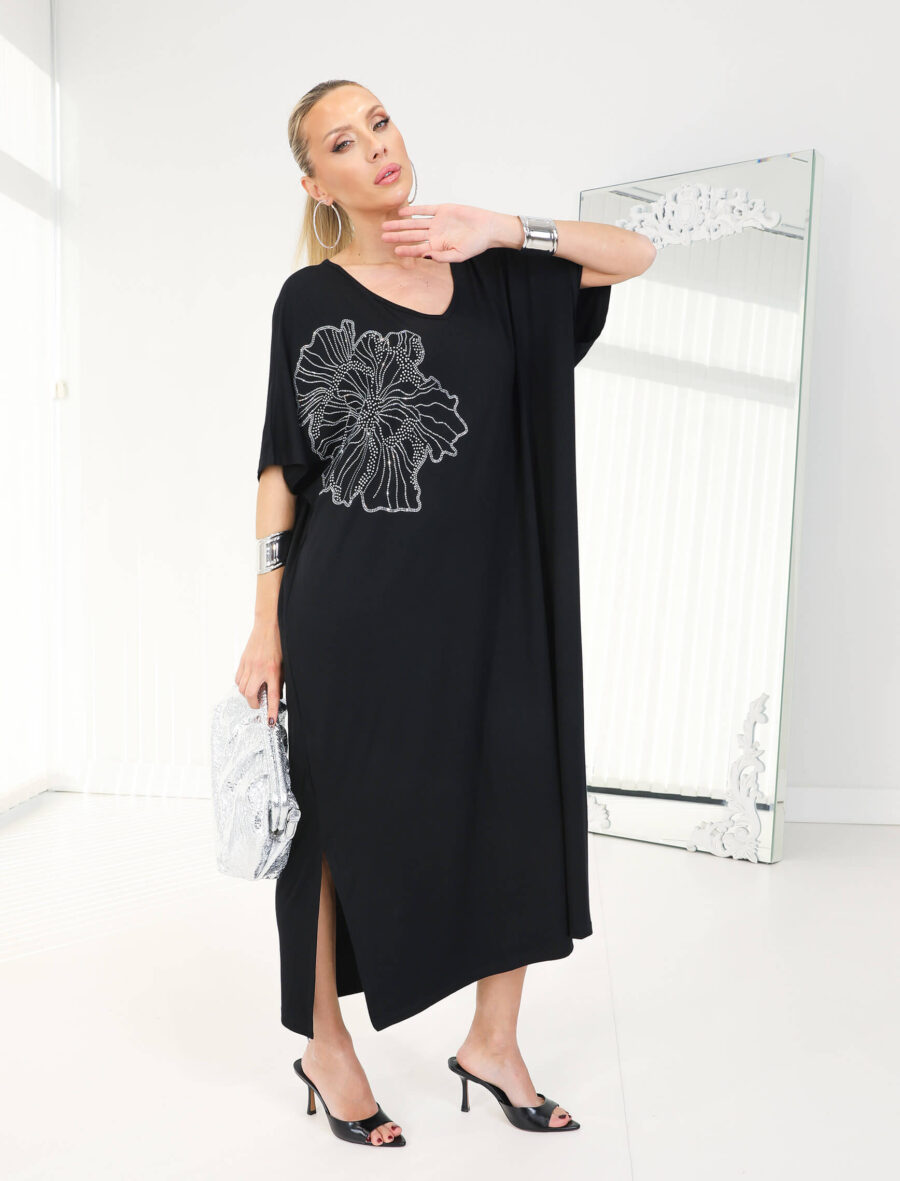 Çiçek Taşlı Estrella Elbise