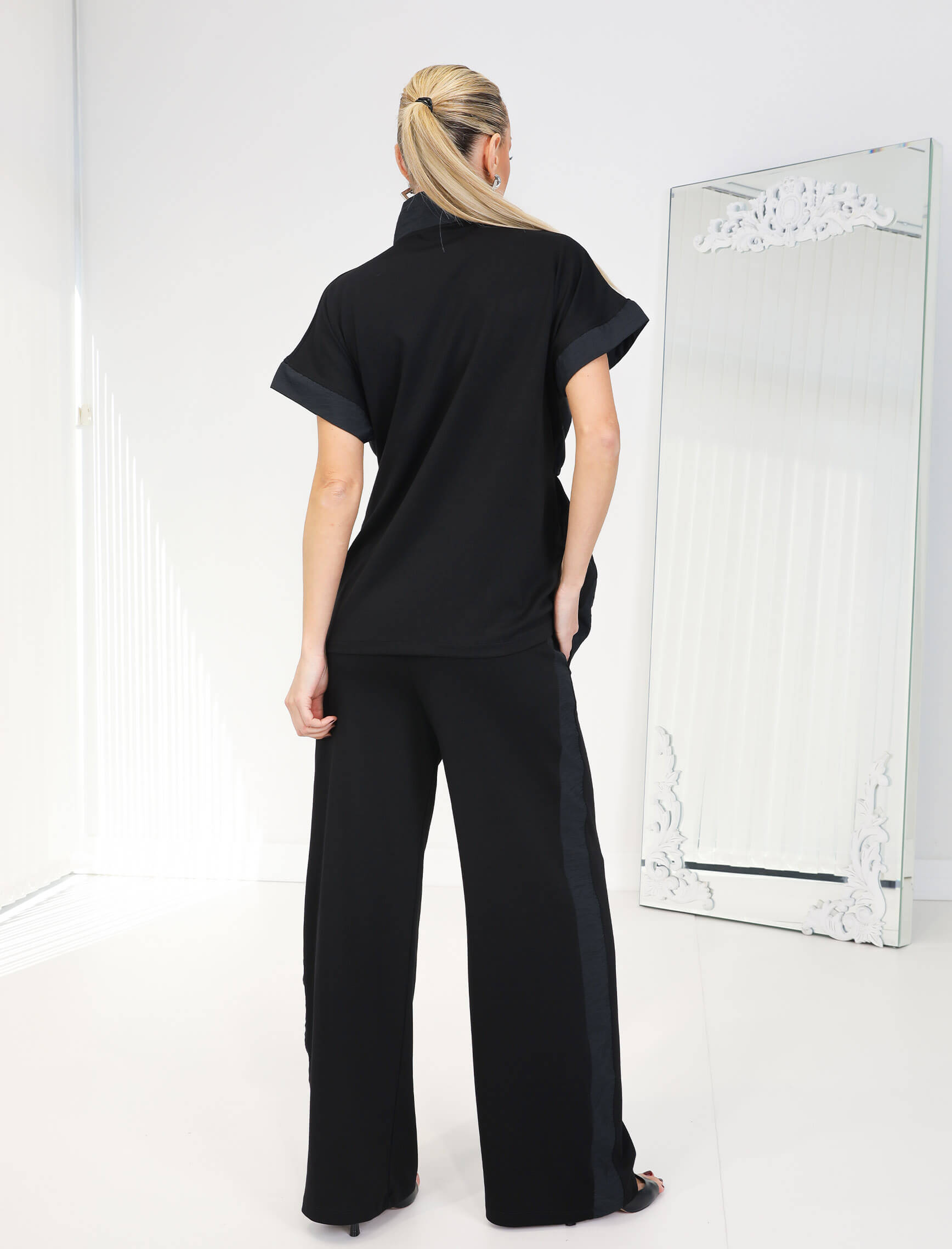 Siyah Siona Kolsuz Takım - Görsel 6