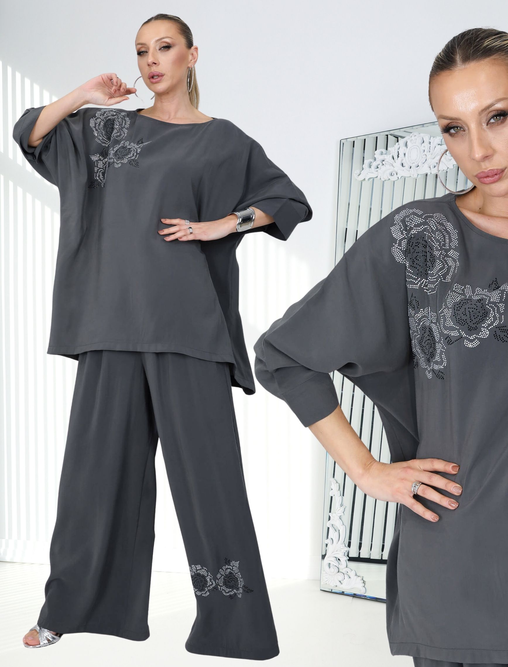 Antrasit Rose Premium Takım