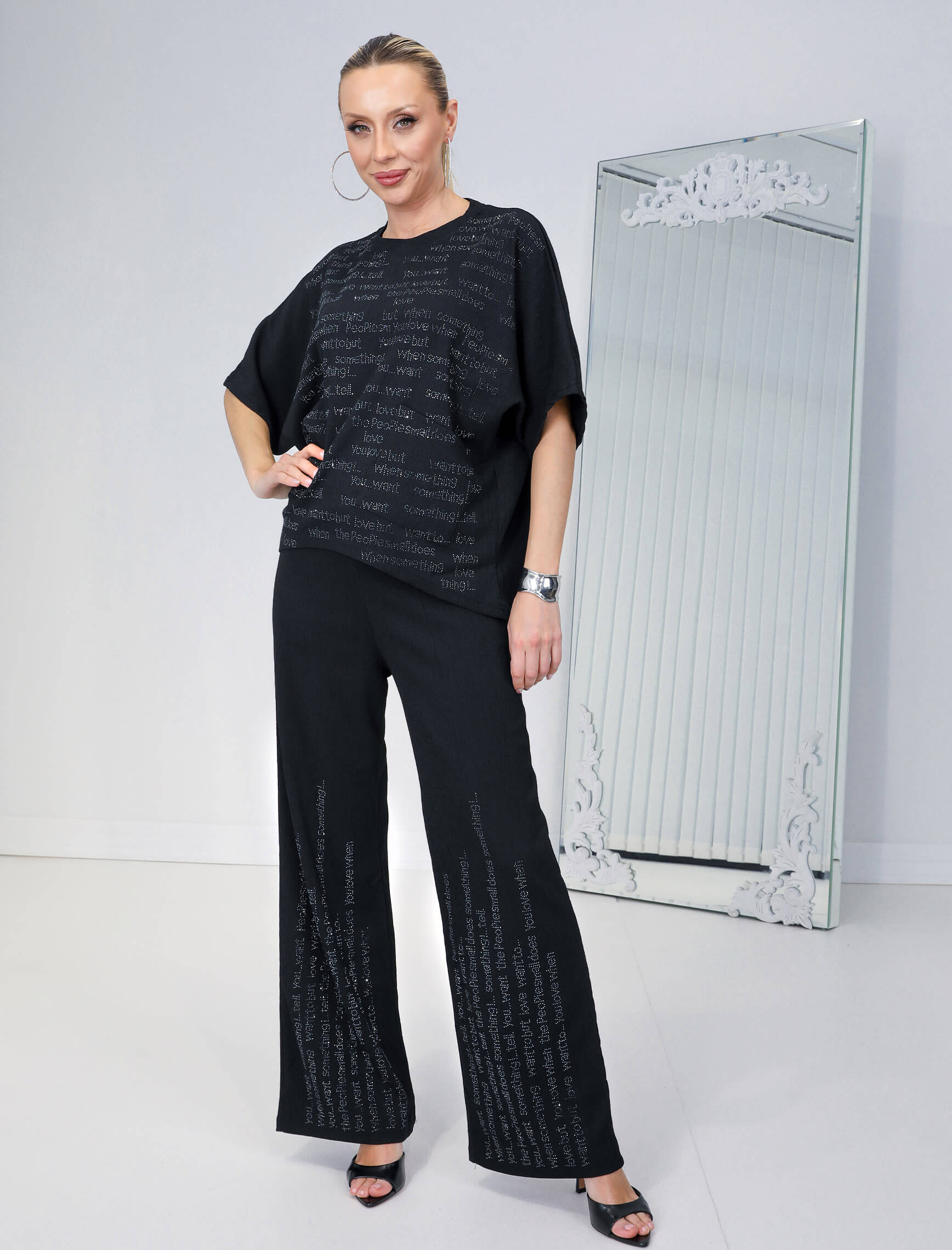 Siyah Love Taş Gremo Takım - Görsel 2