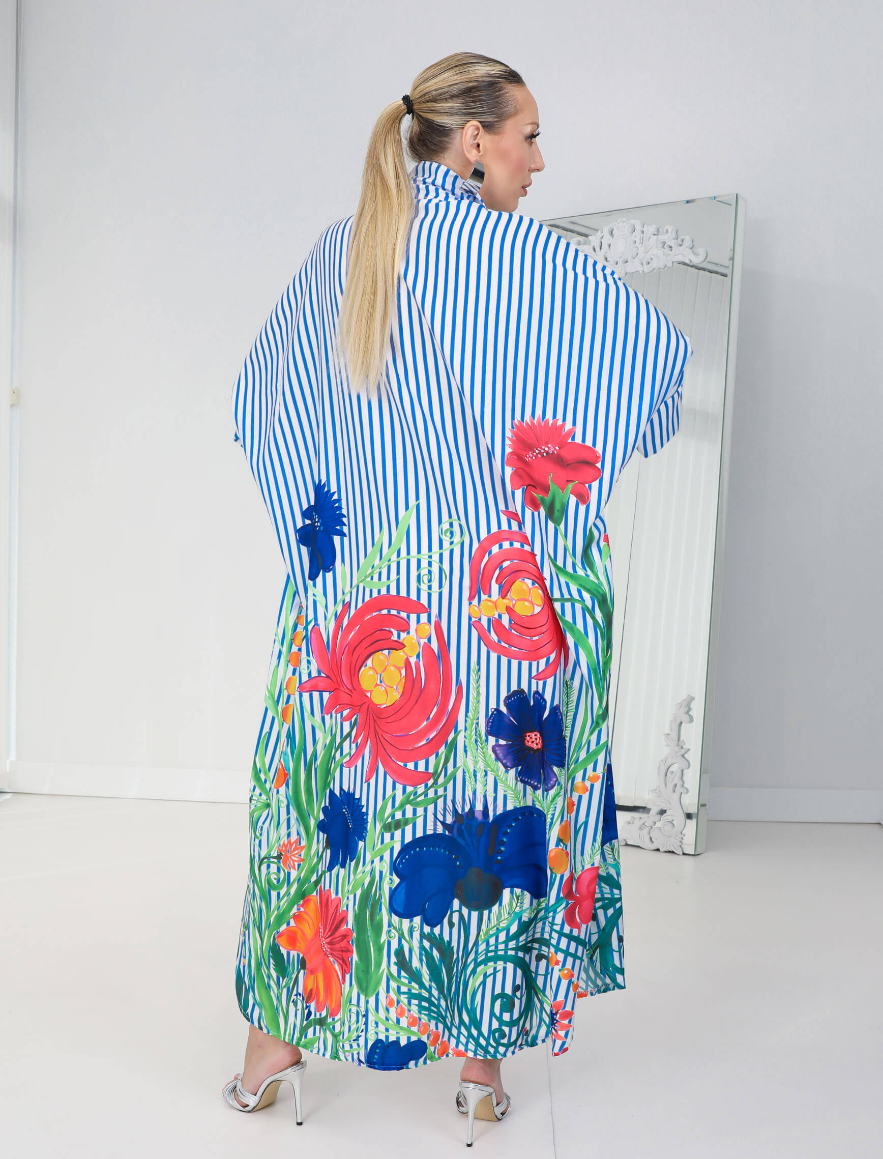 Gelincik Vistoso Gömlek Elbise - Görsel 4