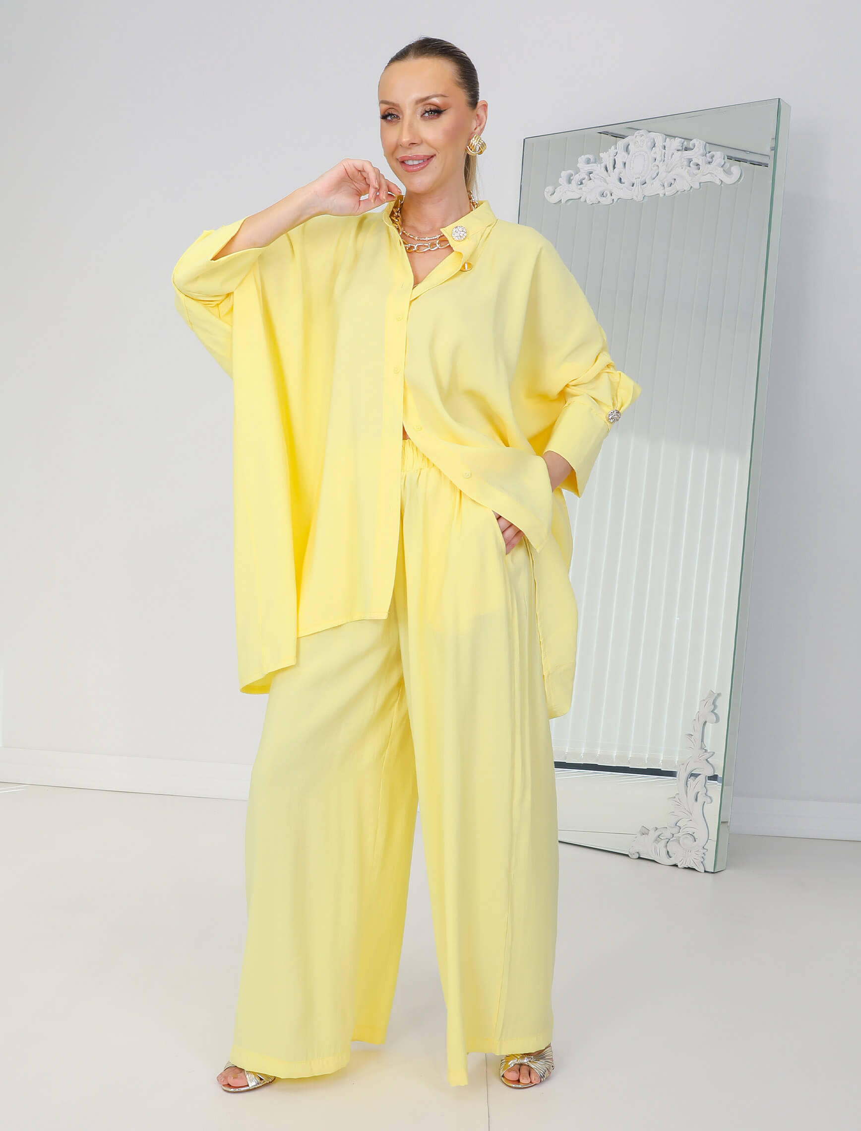Sarı Oversize Jeya Takım