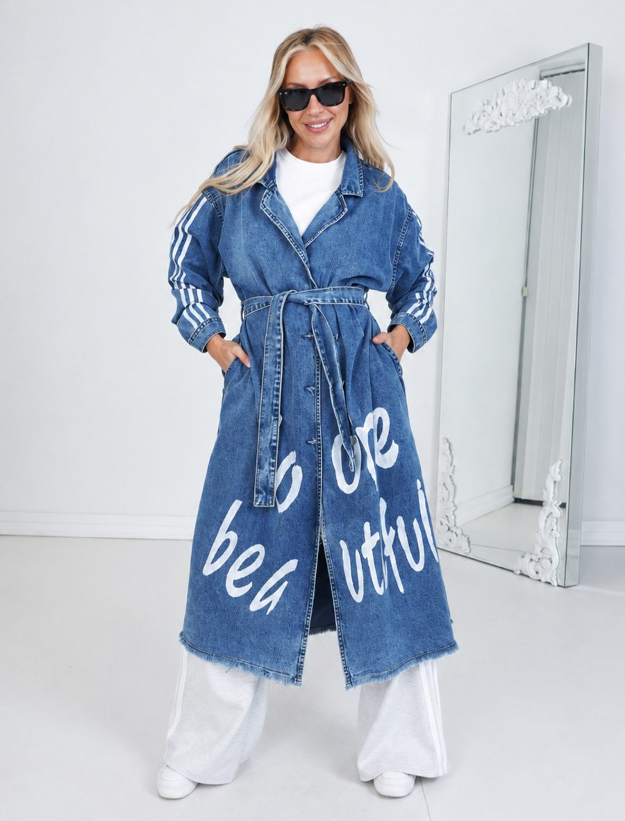 Laci Jean Yazı Detay Trench