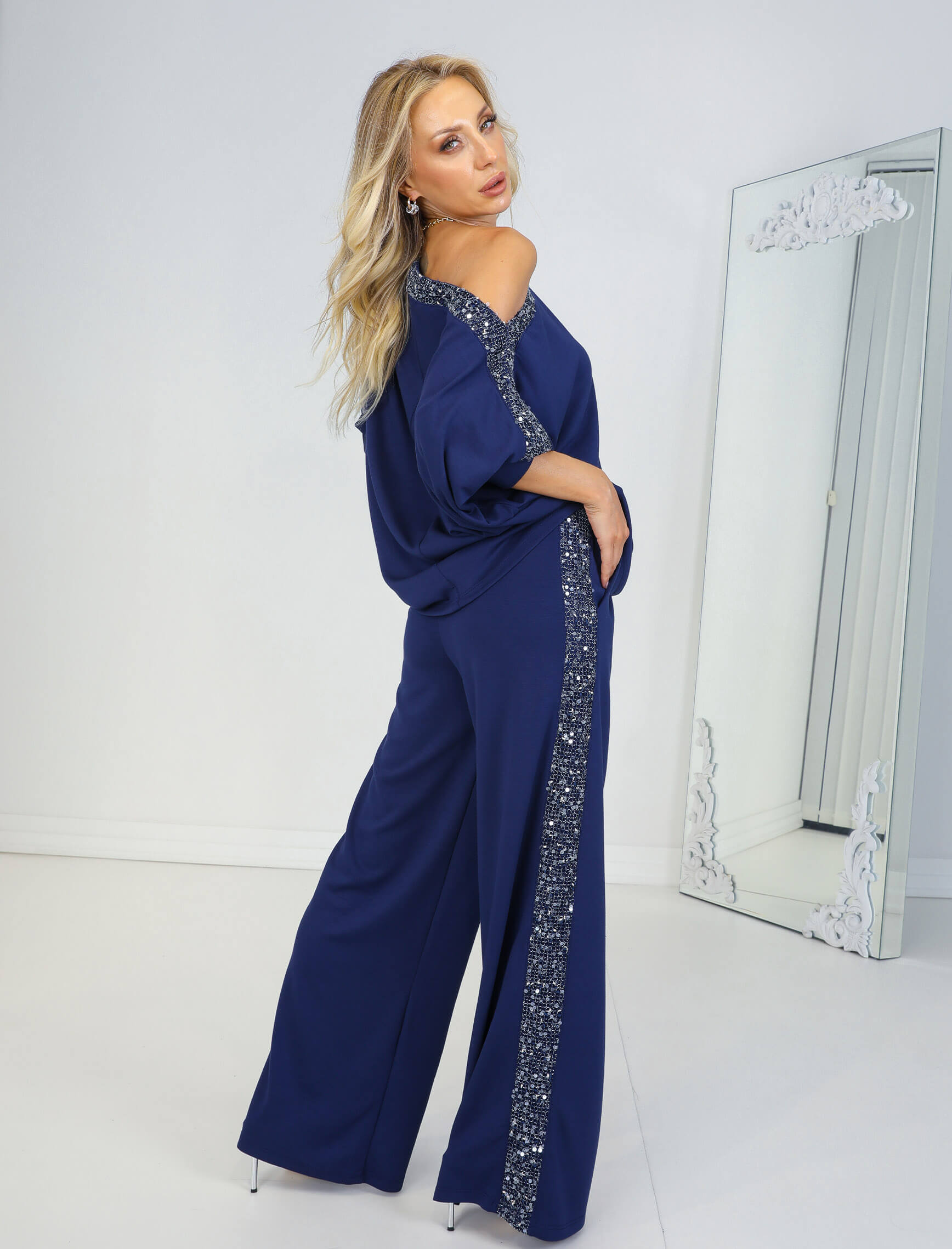 Lacivert Vanessa Takım - Görsel 8