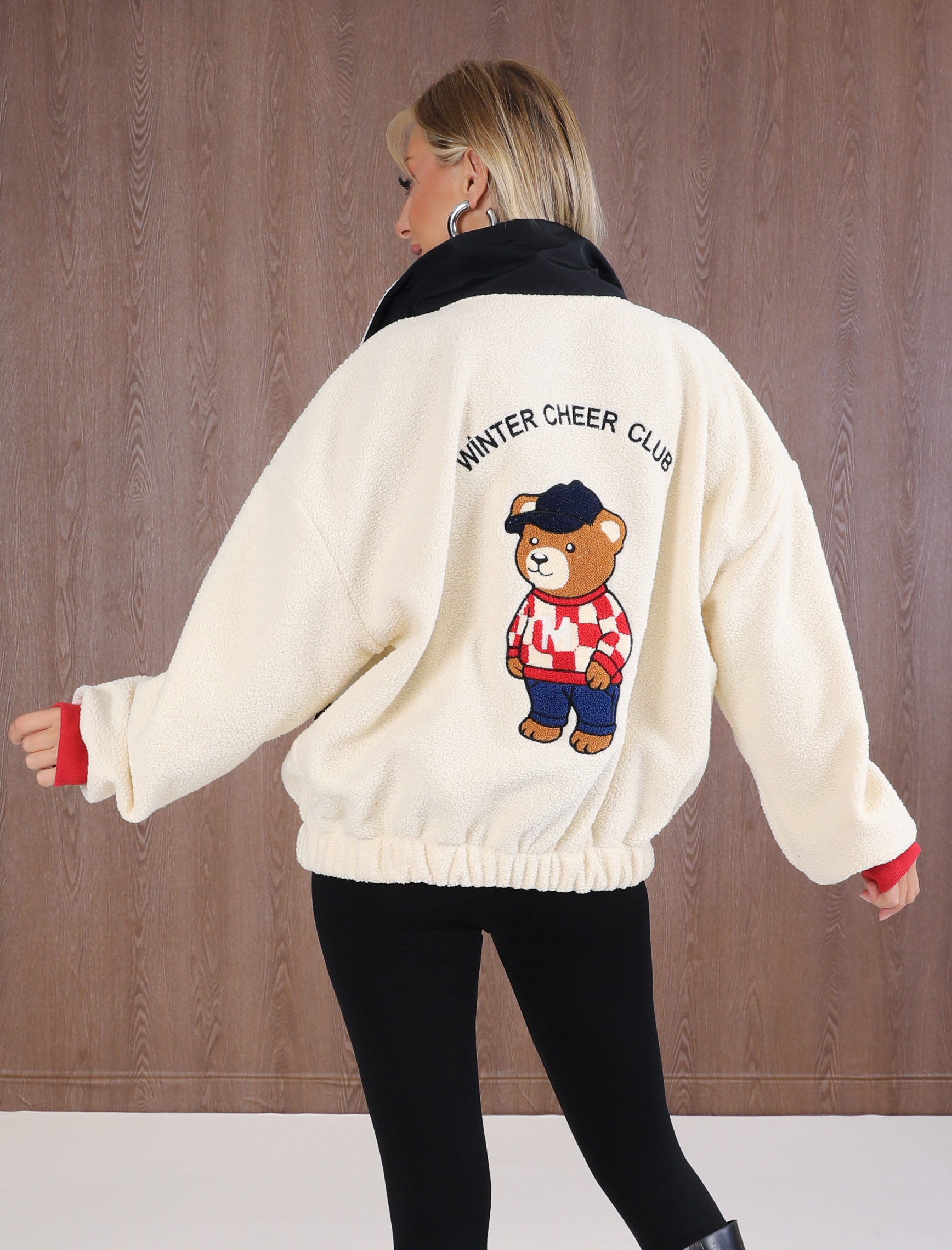 Teddy Peluş Bomber - Görsel 7