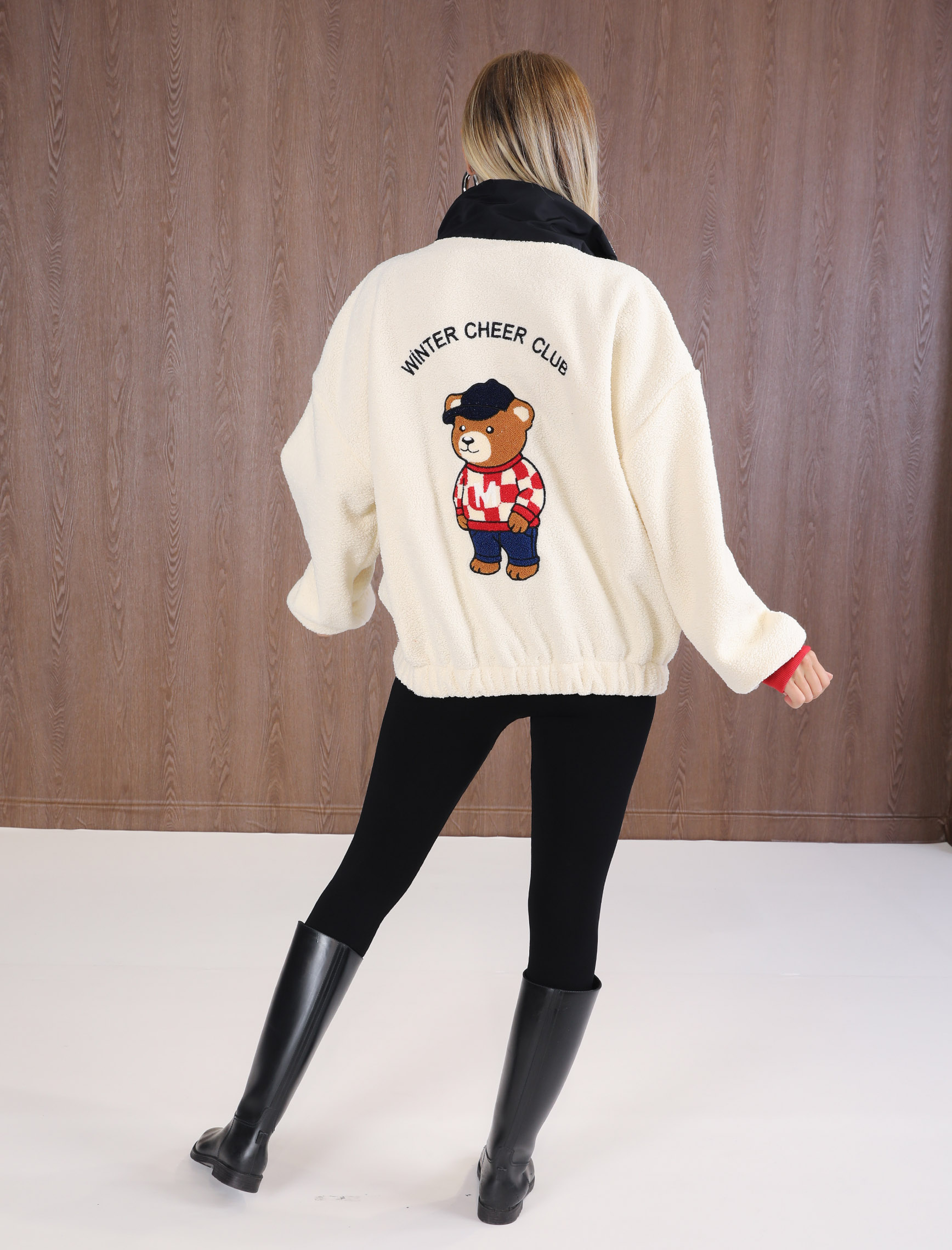 Teddy Peluş Bomber - Görsel 8